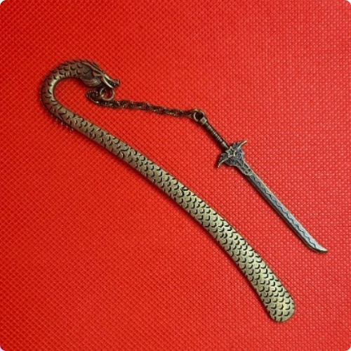 Dragon and Sword Bookmark