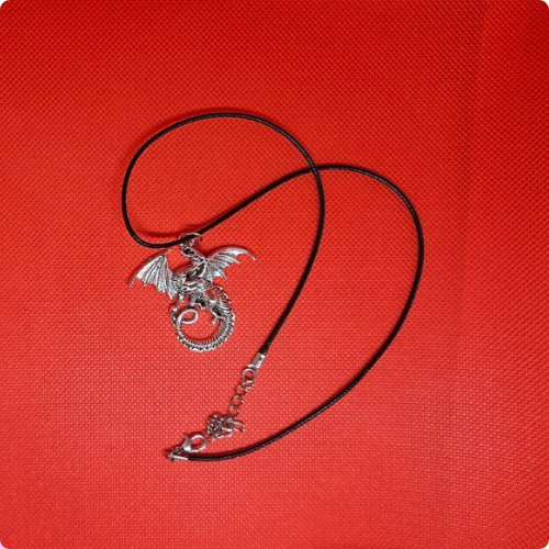 Silver Dragon Necklace