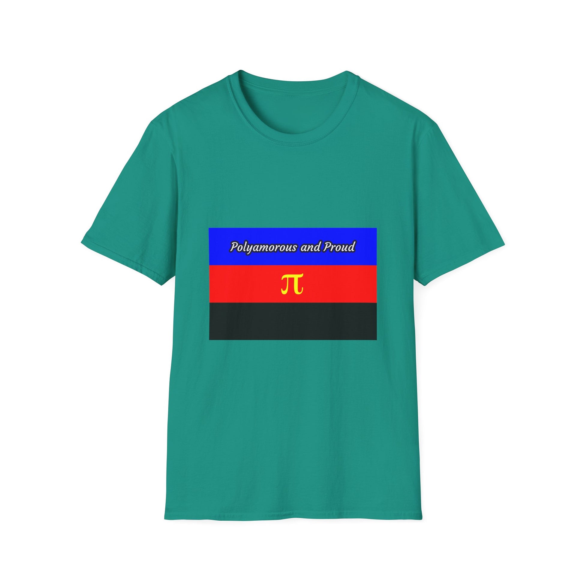 Polyamorous Pride T-Shirt, Unisex Tee for LGBTQ+, Casual Wear, Friendship Gift, Pride Month Apparel, Festival Shirt