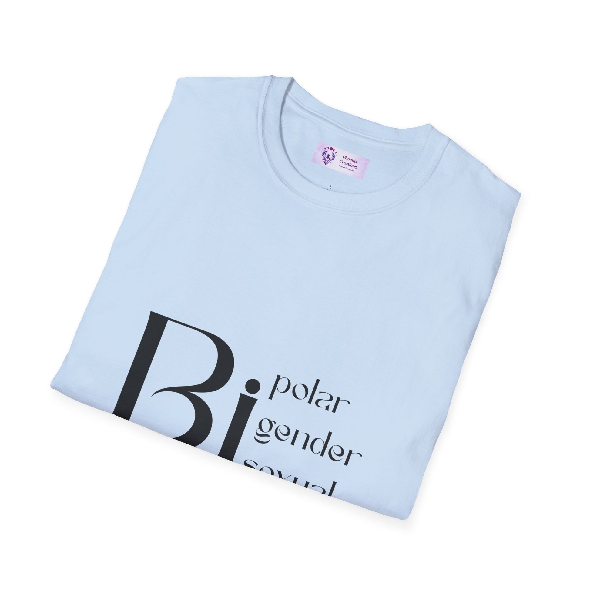 Bi Pride Unisex T-Shirt | Gender Neutral Apparel, LGBTQ+ Support, Everyday Wear, Pride Month, Gift Idea