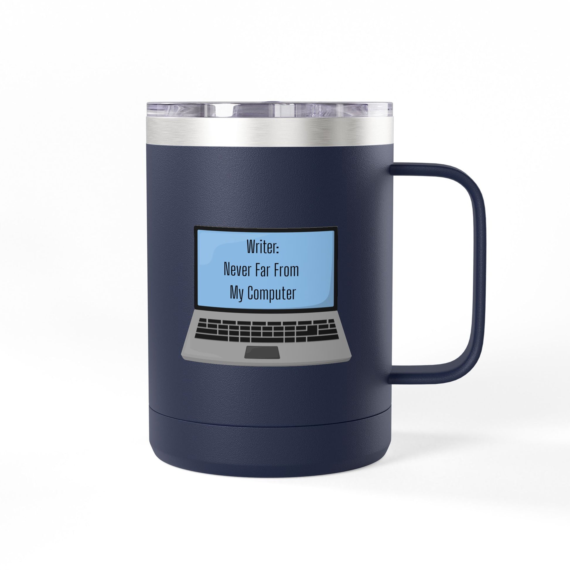 Writer's Coffee Mug Tumbler, 15oz - Perfect Gift for Writers, Creative Professionals, Work From Home, and Gifts for Authors
