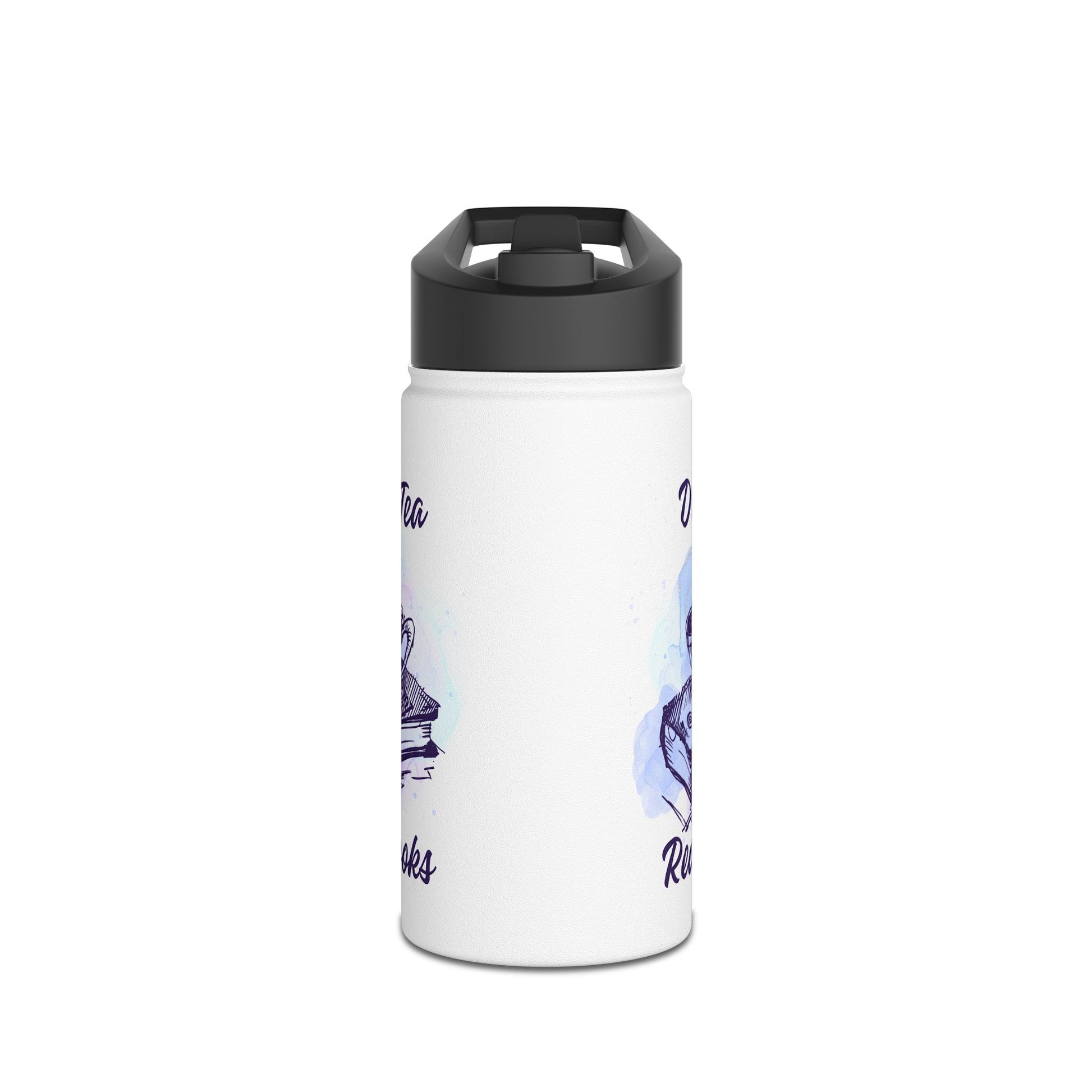 Literary Coffee and Tea Water Bottle - Perfect for Book Lovers, Gift for Readers, Travel Mug, Stainless Steel, Hydration on the Go