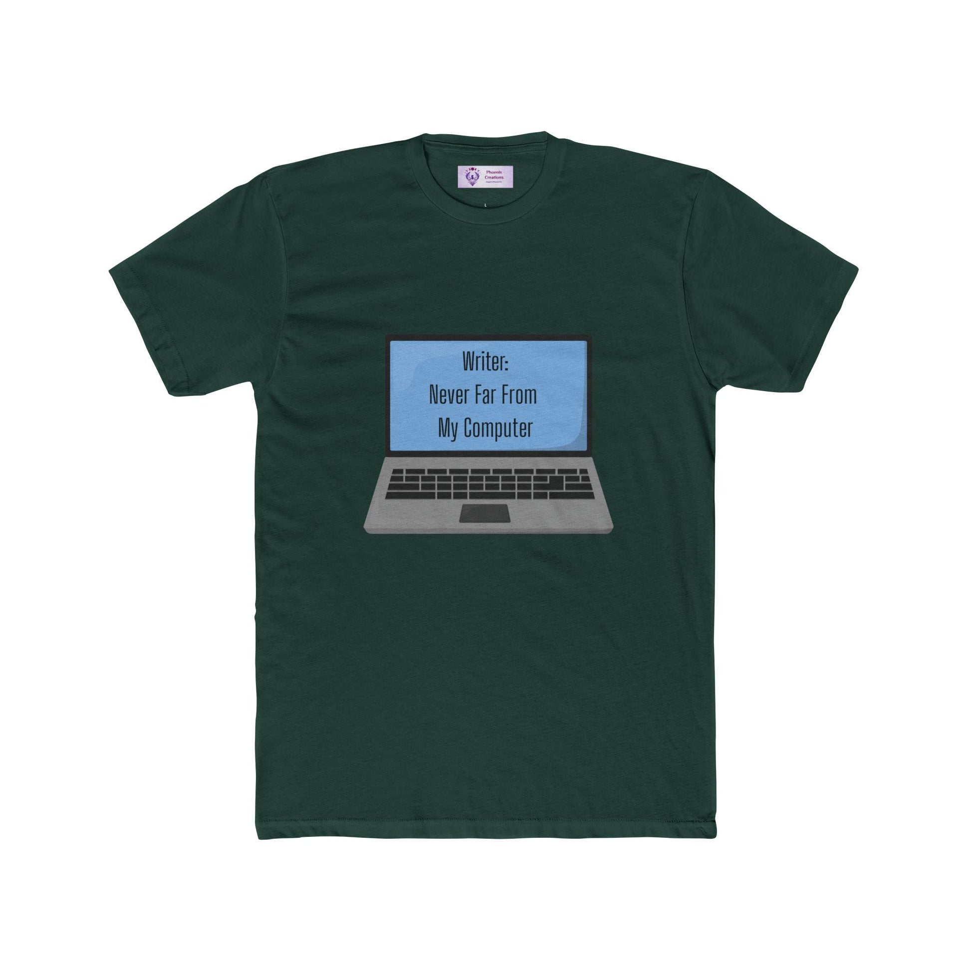 Writer Quote Unisex Cotton Crew Tee, Creative Gift, Literary Humor Shirt, Personalized Writer's Apparel, Comfortable Everyday Tee