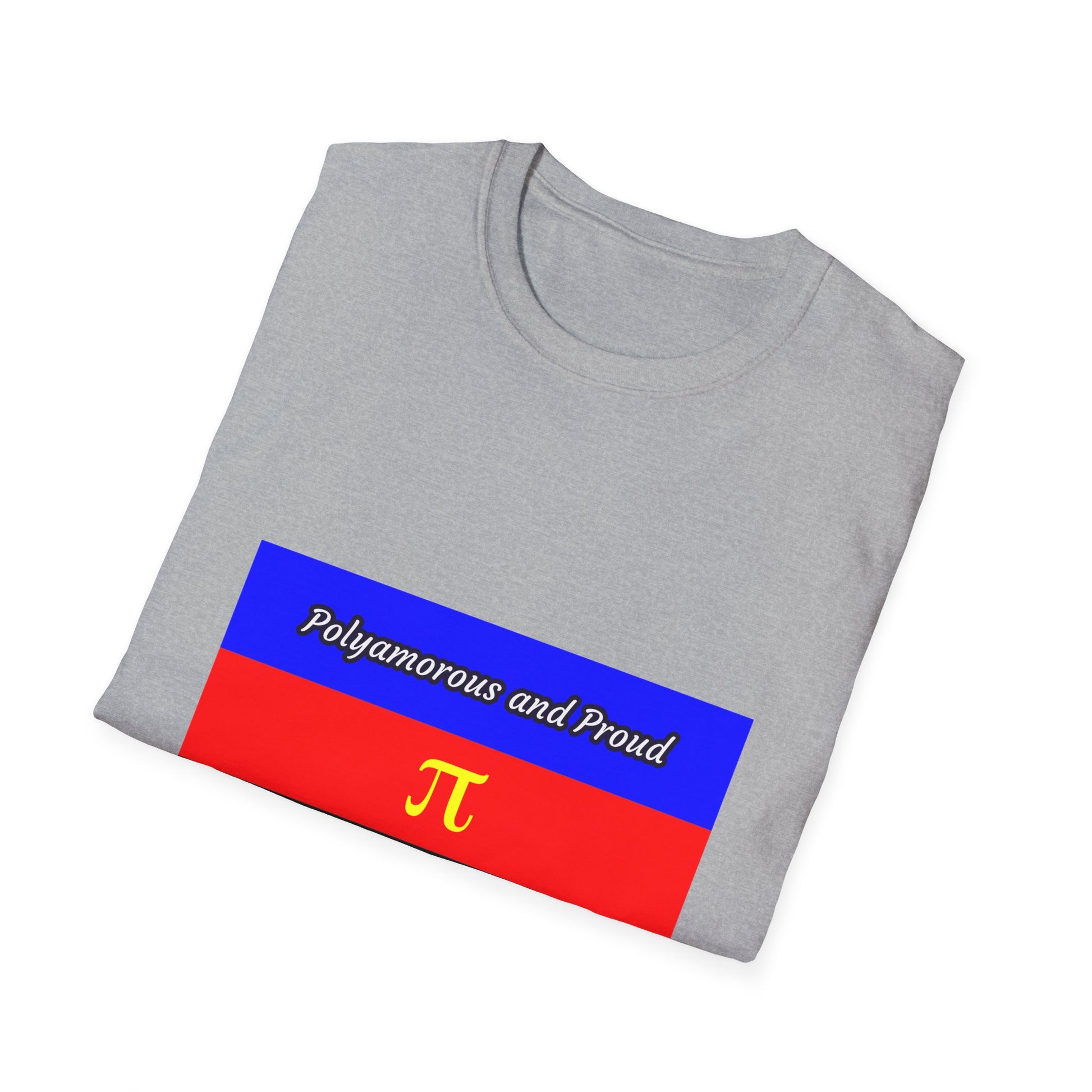 Polyamorous Pride T-Shirt, Unisex Tee for LGBTQ+, Casual Wear, Friendship Gift, Pride Month Apparel, Festival Shirt