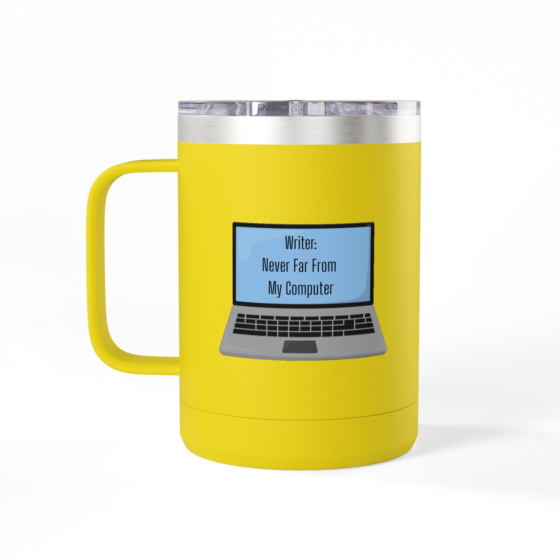 Writer's Coffee Mug Tumbler, 15oz - Perfect Gift for Writers, Creative Professionals, Work From Home, and Gifts for Authors
