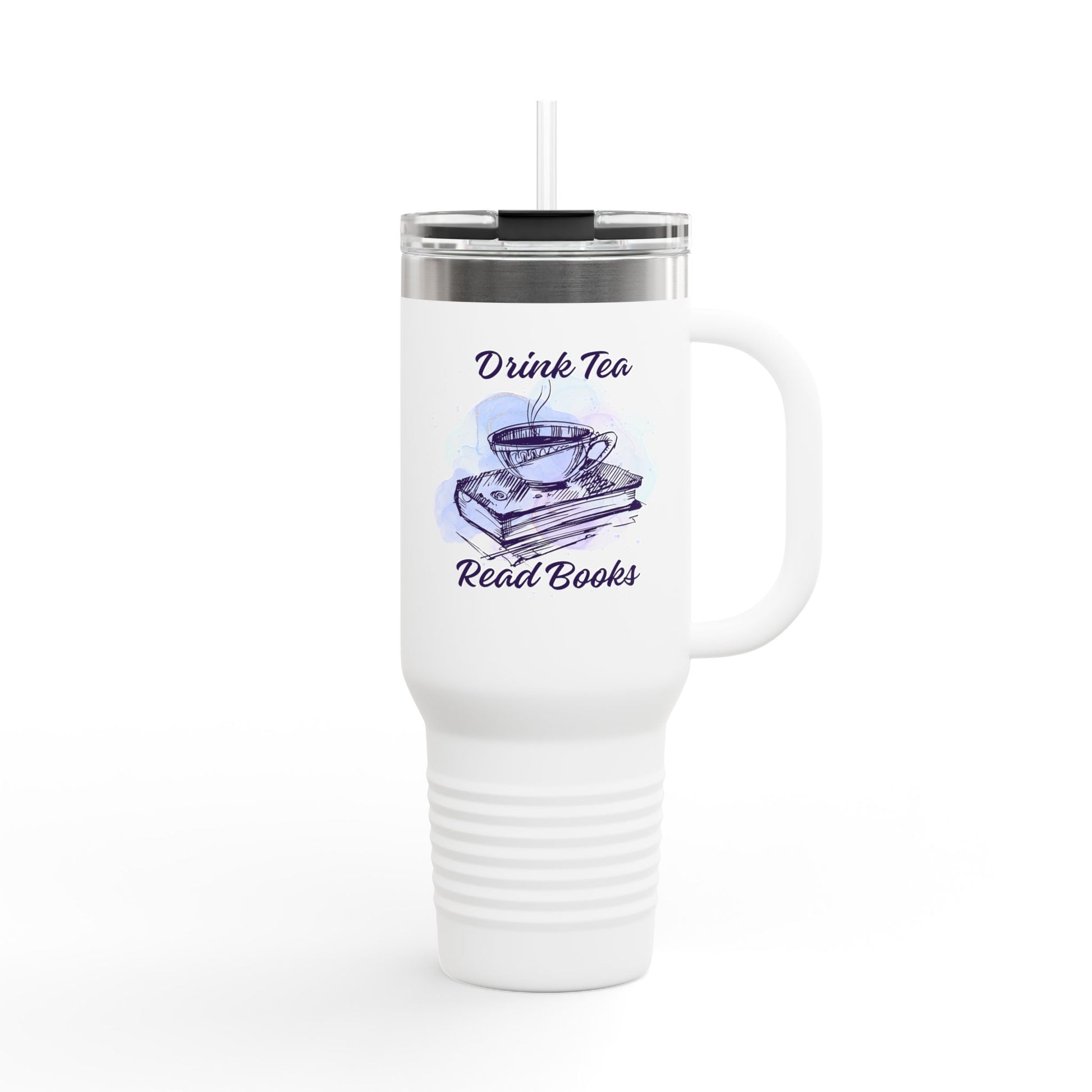 Cozy Reader Insulated Travel Mug | 40oz | Perfect for Tea & Coffee Lovers | Gift for Book Lovers | Travel Companion | Reading Accessory