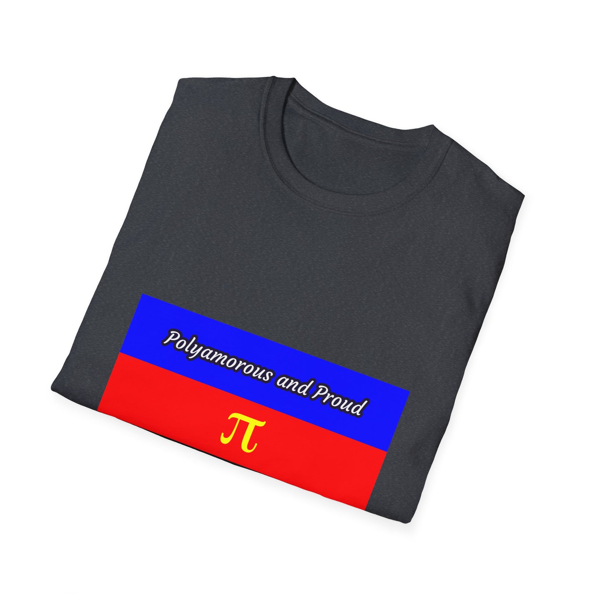 Polyamorous Pride T-Shirt, Unisex Tee for LGBTQ+, Casual Wear, Friendship Gift, Pride Month Apparel, Festival Shirt