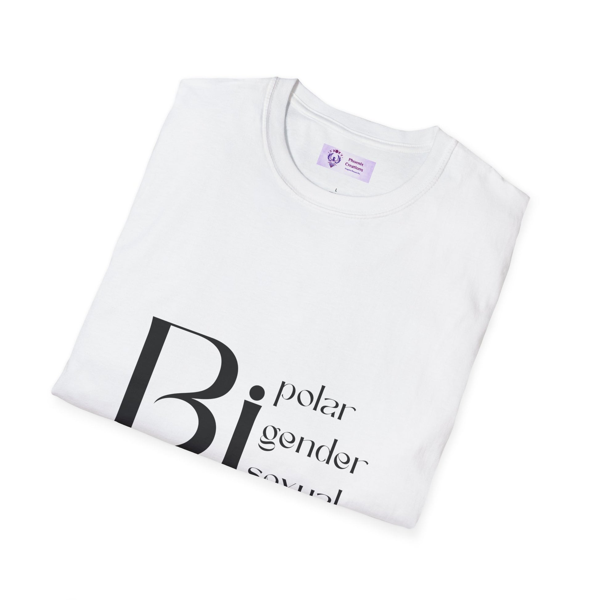 Bi Pride Unisex T-Shirt | Gender Neutral Apparel, LGBTQ+ Support, Everyday Wear, Pride Month, Gift Idea