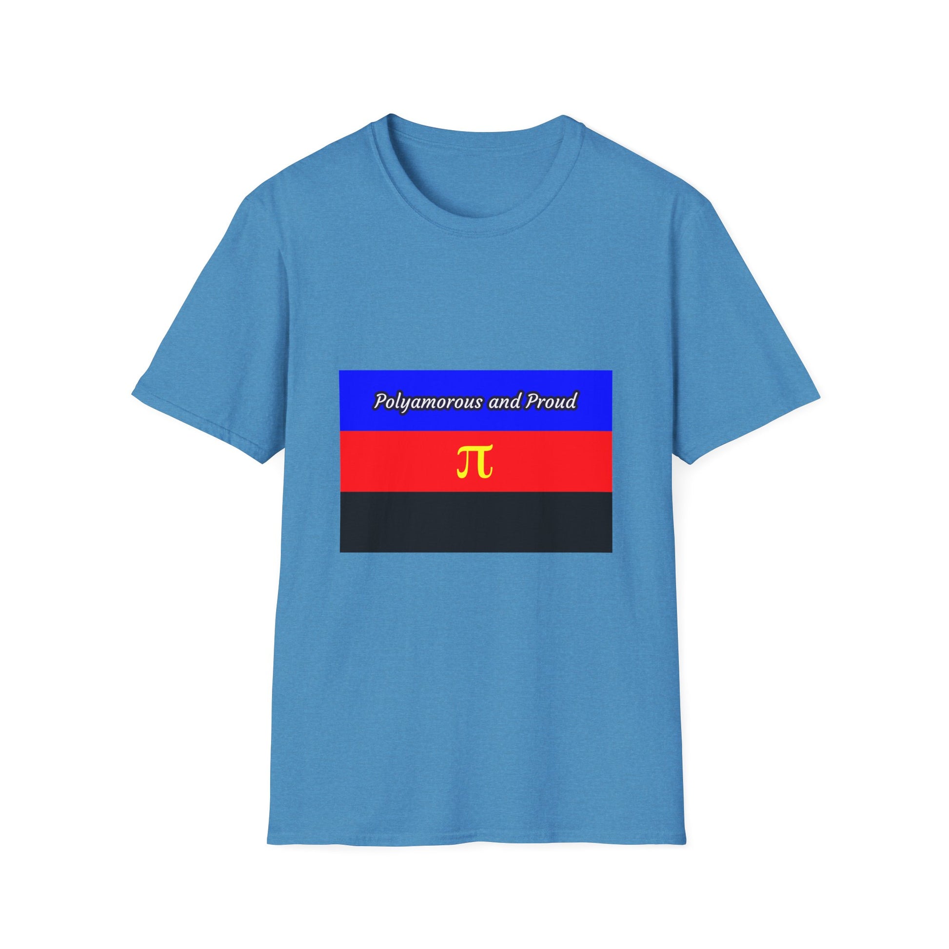 Polyamorous Pride T-Shirt, Unisex Tee for LGBTQ+, Casual Wear, Friendship Gift, Pride Month Apparel, Festival Shirt