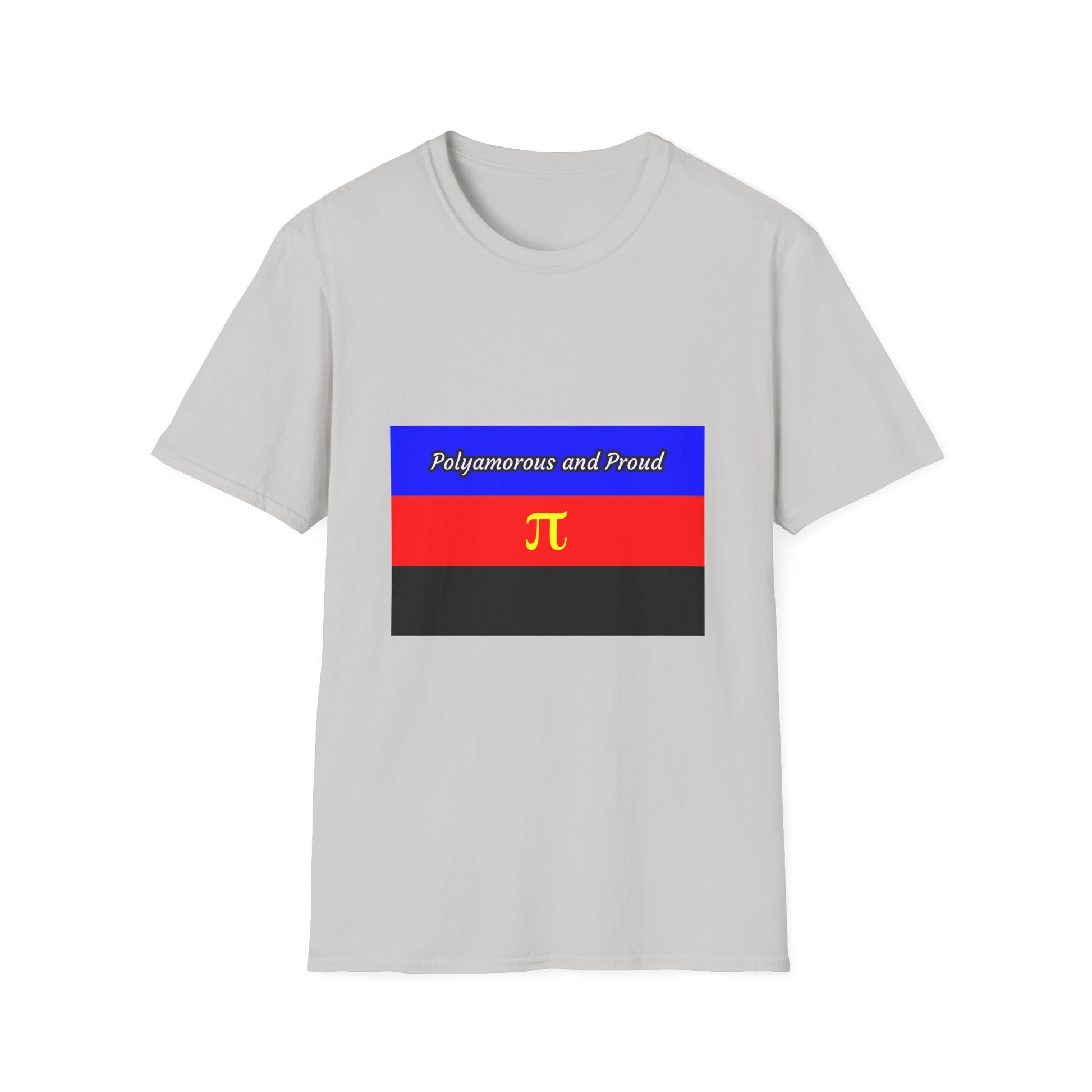 Polyamorous Pride T-Shirt, Unisex Tee for LGBTQ+, Casual Wear, Friendship Gift, Pride Month Apparel, Festival Shirt