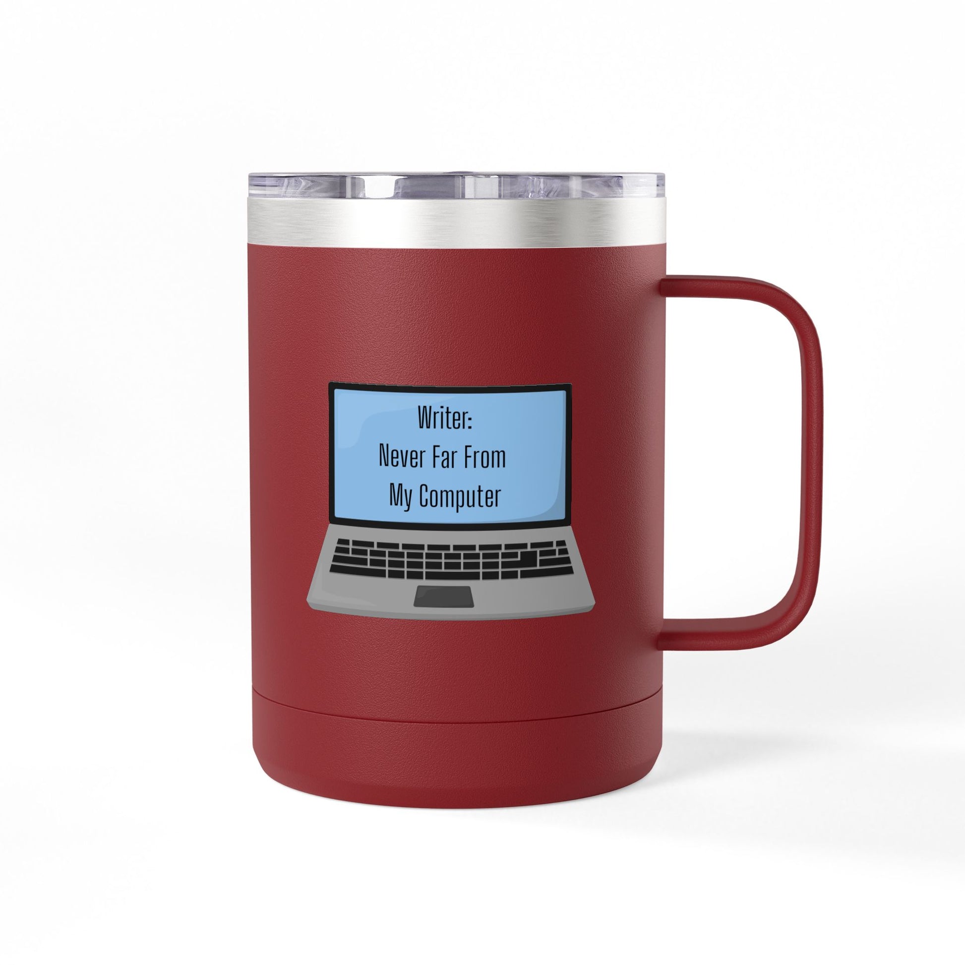 Writer's Coffee Mug Tumbler, 15oz - Perfect Gift for Writers, Creative Professionals, Work From Home, and Gifts for Authors