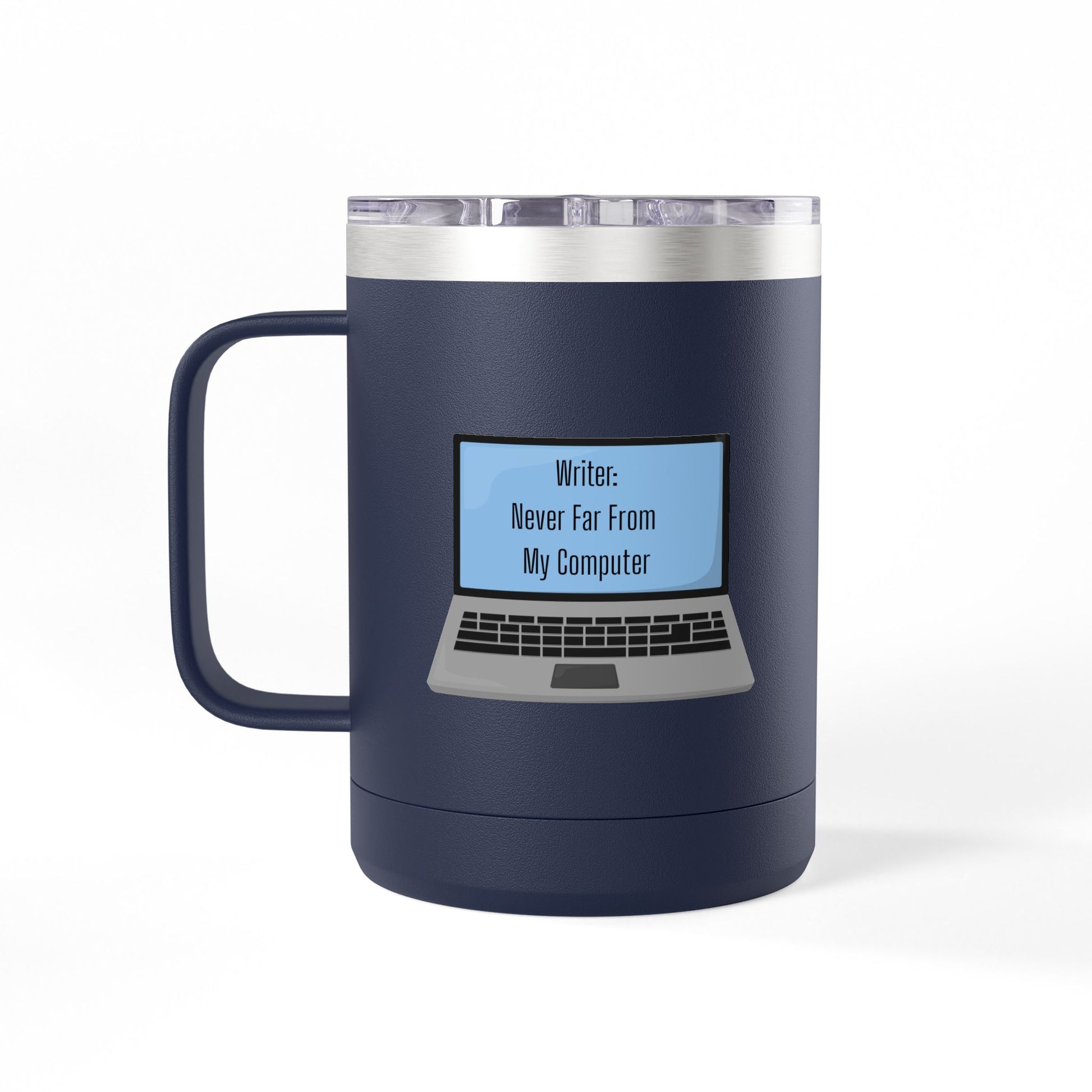 Writer's Coffee Mug Tumbler, 15oz - Perfect Gift for Writers, Creative Professionals, Work From Home, and Gifts for Authors