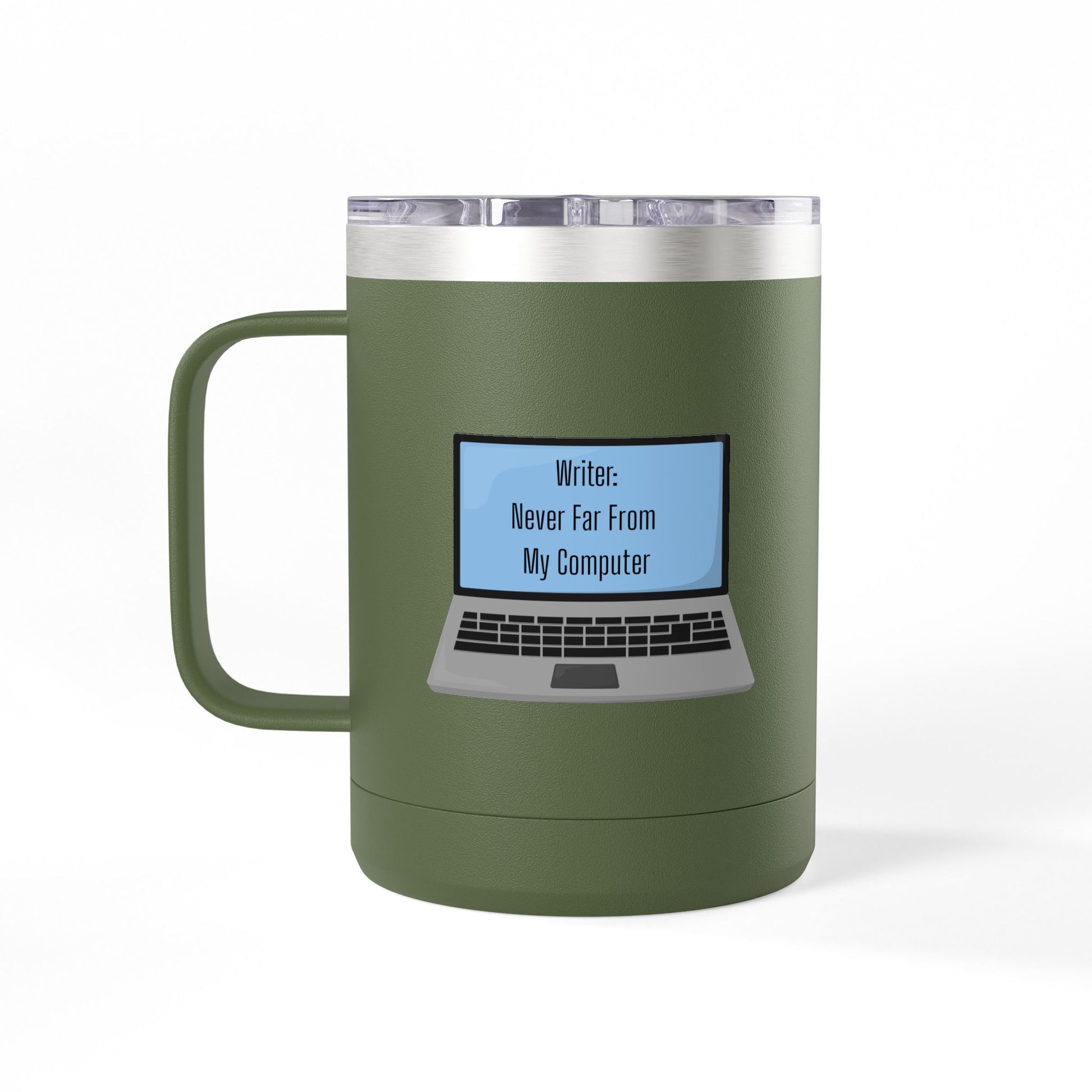 Writer's Coffee Mug Tumbler, 15oz - Perfect Gift for Writers, Creative Professionals, Work From Home, and Gifts for Authors