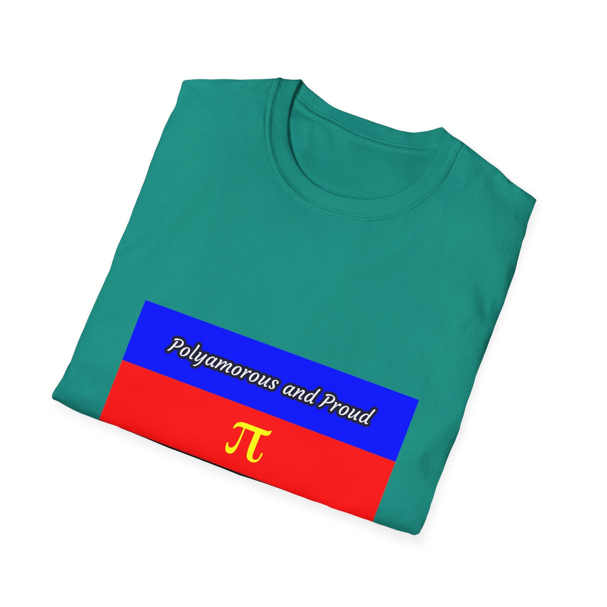 Polyamorous Pride T-Shirt, Unisex Tee for LGBTQ+, Casual Wear, Friendship Gift, Pride Month Apparel, Festival Shirt