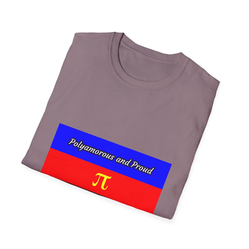 Polyamorous Pride T-Shirt, Unisex Tee for LGBTQ+, Casual Wear, Friendship Gift, Pride Month Apparel, Festival Shirt