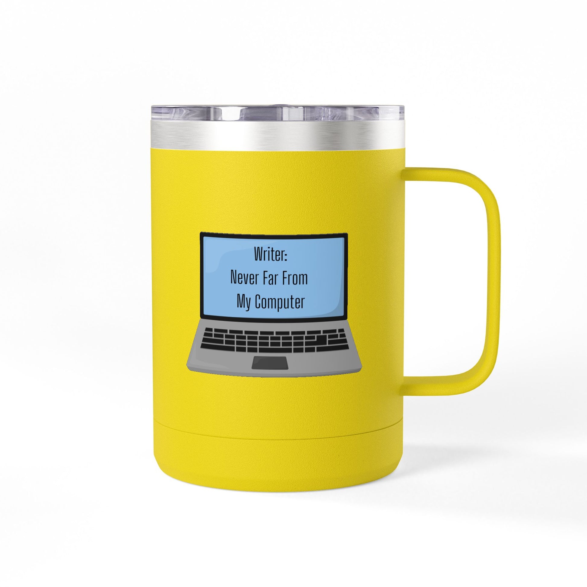 Writer's Coffee Mug Tumbler, 15oz - Perfect Gift for Writers, Creative Professionals, Work From Home, and Gifts for Authors
