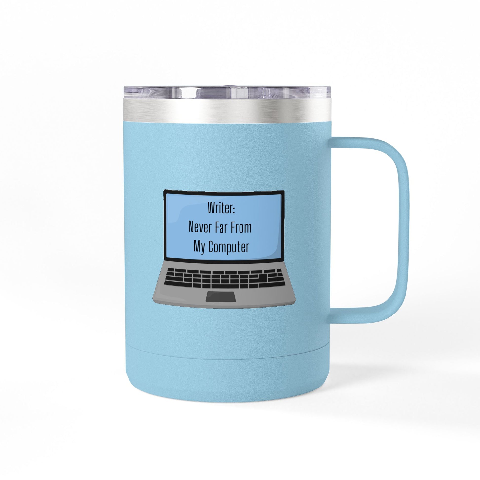 Writer's Coffee Mug Tumbler, 15oz - Perfect Gift for Writers, Creative Professionals, Work From Home, and Gifts for Authors
