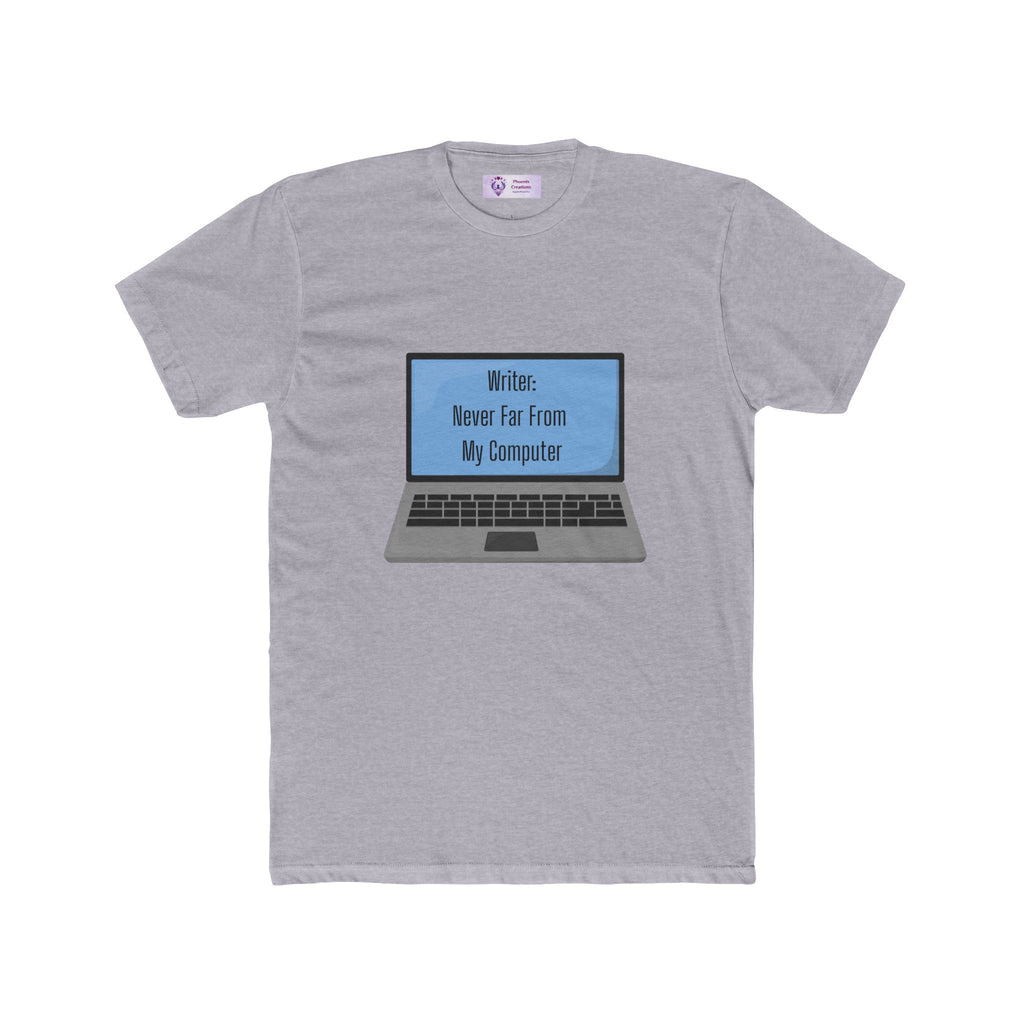 Writer Quote Unisex Cotton Crew Tee, Creative Gift, Literary Humor Shirt, Personalized Writer's Apparel, Comfortable Everyday Tee