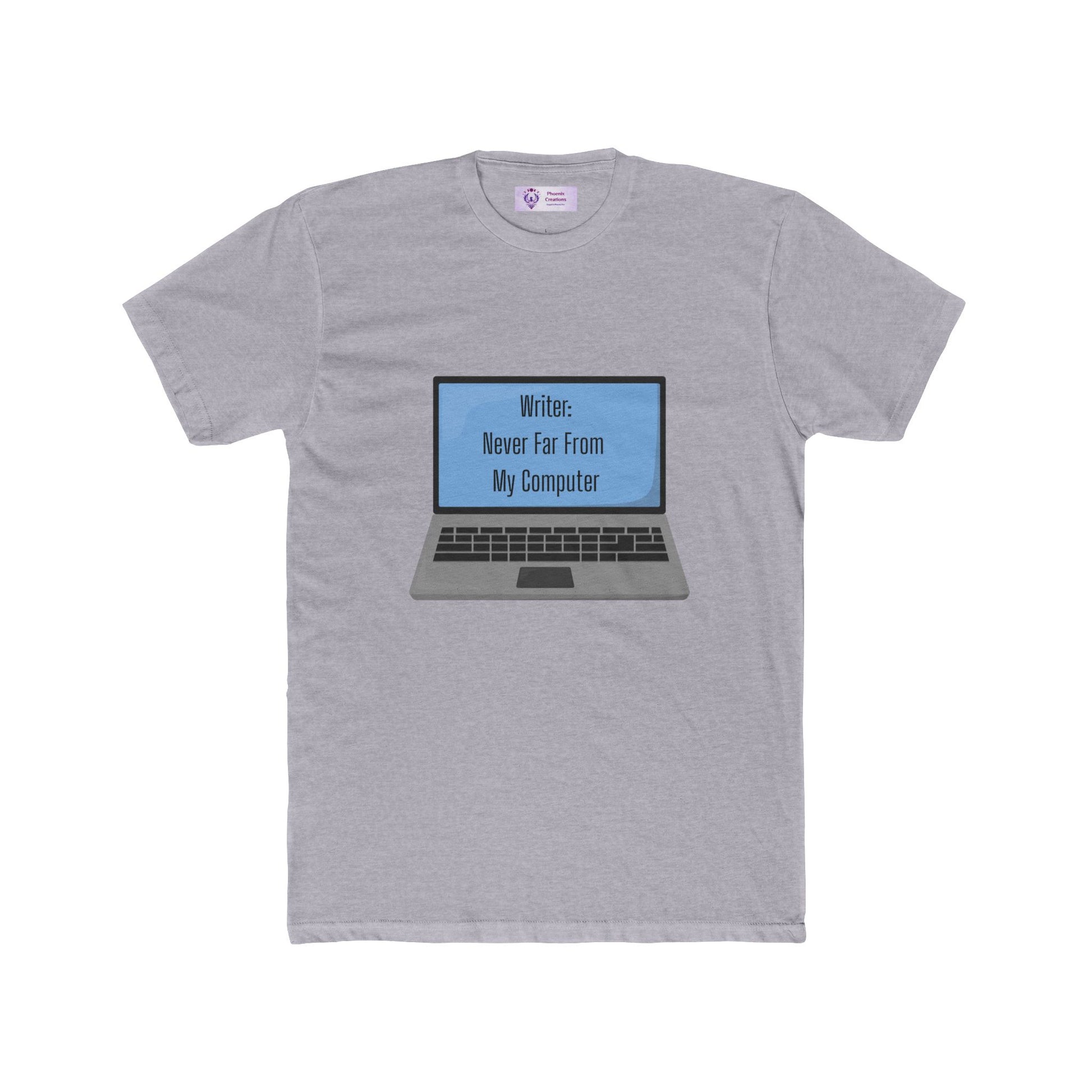 Writer Quote Unisex Cotton Crew Tee, Creative Gift, Literary Humor Shirt, Personalized Writer's Apparel, Comfortable Everyday Tee