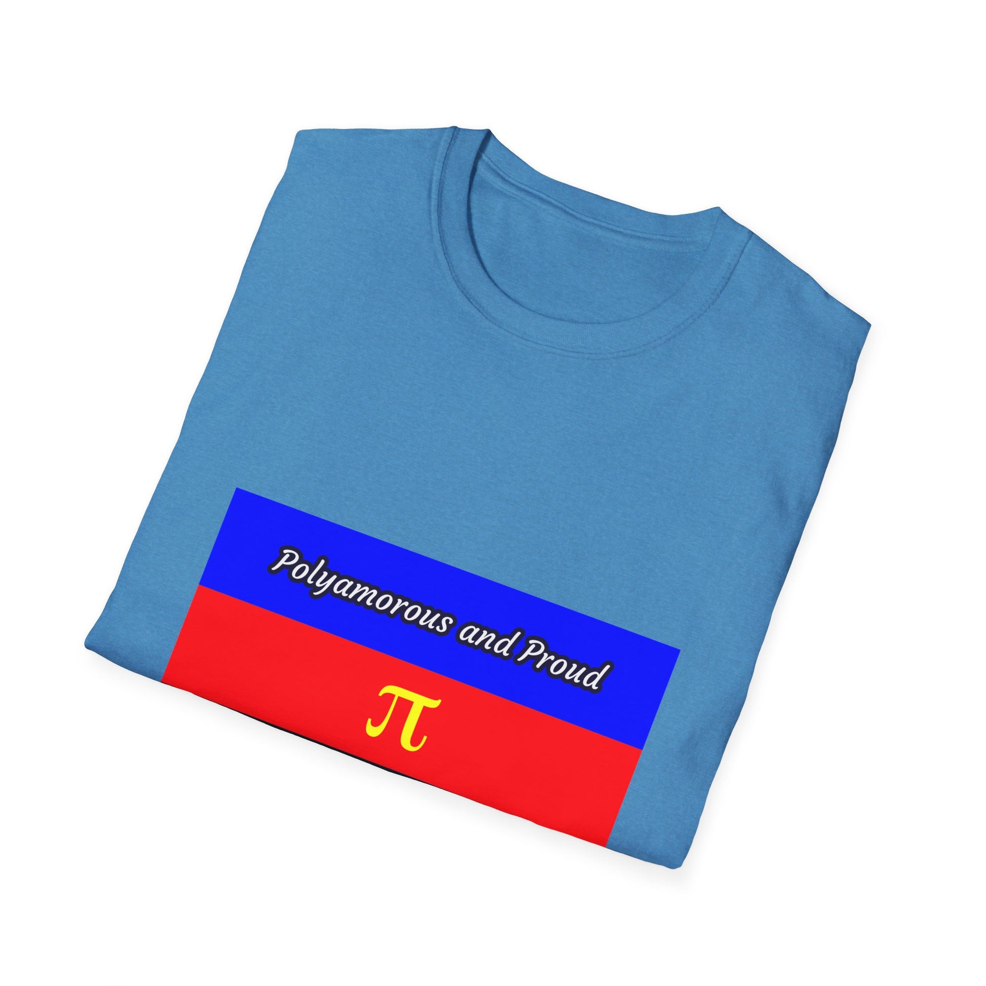 Polyamorous Pride T-Shirt, Unisex Tee for LGBTQ+, Casual Wear, Friendship Gift, Pride Month Apparel, Festival Shirt