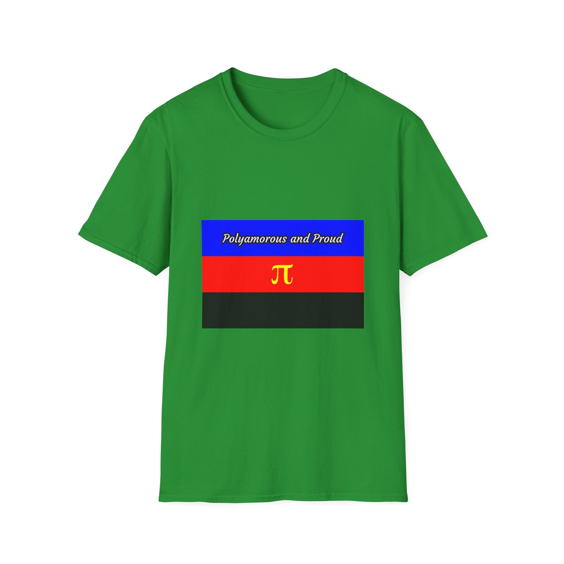Polyamorous Pride T-Shirt, Unisex Tee for LGBTQ+, Casual Wear, Friendship Gift, Pride Month Apparel, Festival Shirt