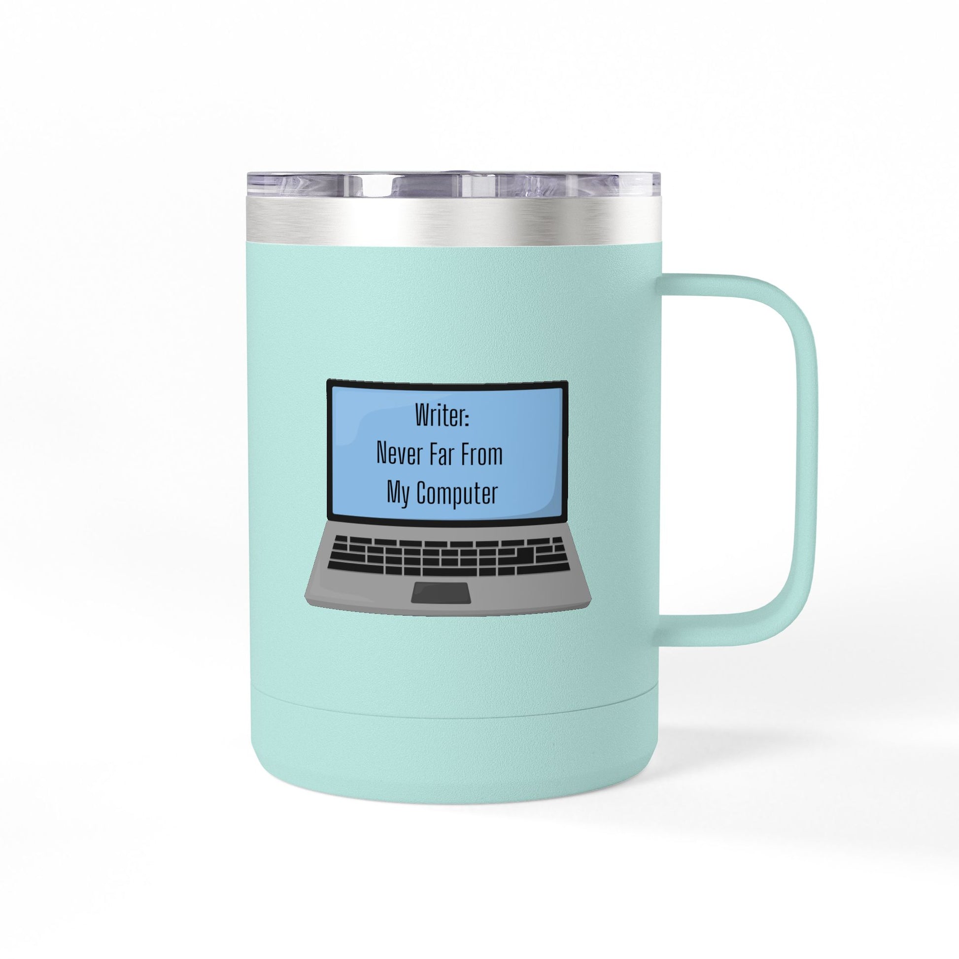 Writer's Coffee Mug Tumbler, 15oz - Perfect Gift for Writers, Creative Professionals, Work From Home, and Gifts for Authors