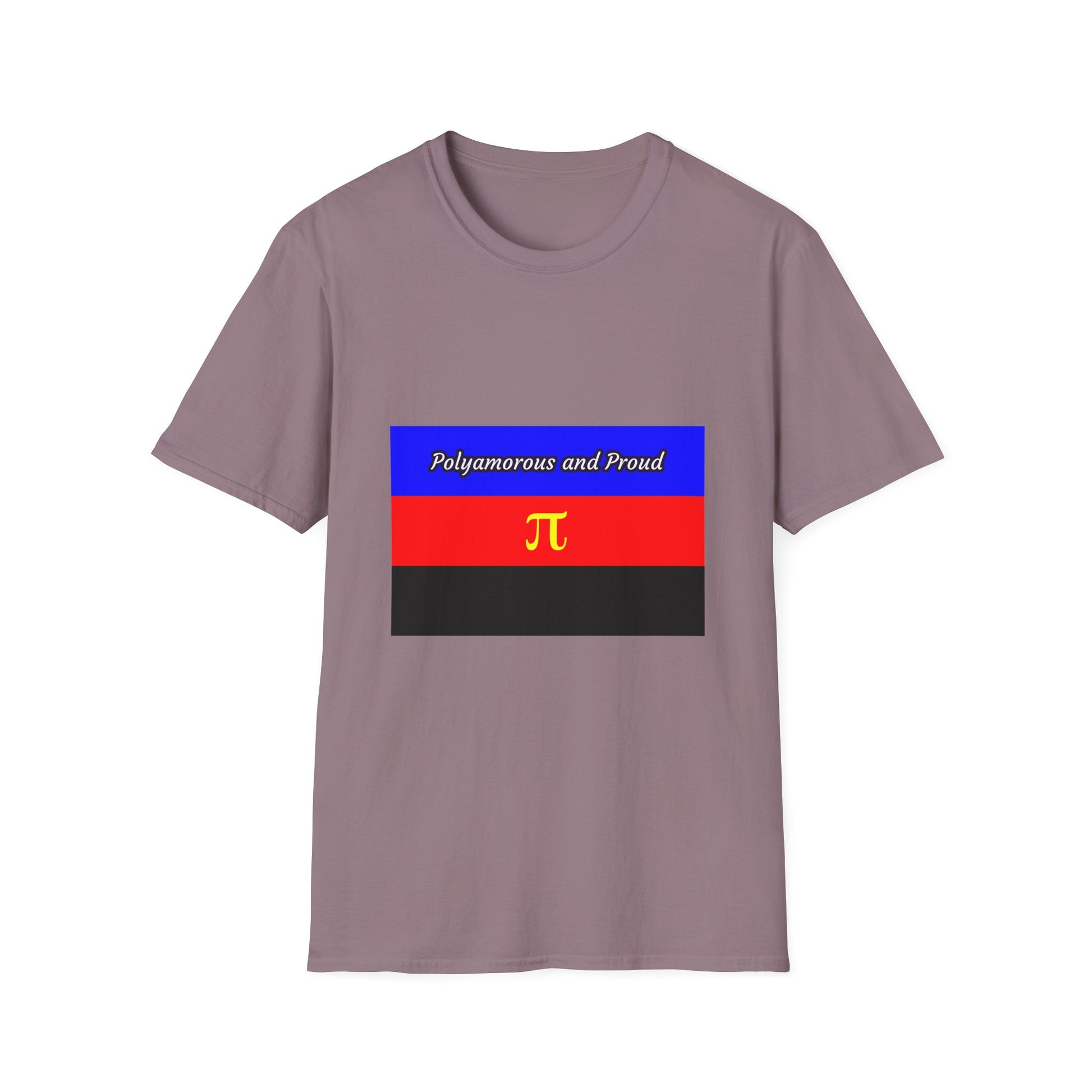 Polyamorous Pride T-Shirt, Unisex Tee for LGBTQ+, Casual Wear, Friendship Gift, Pride Month Apparel, Festival Shirt