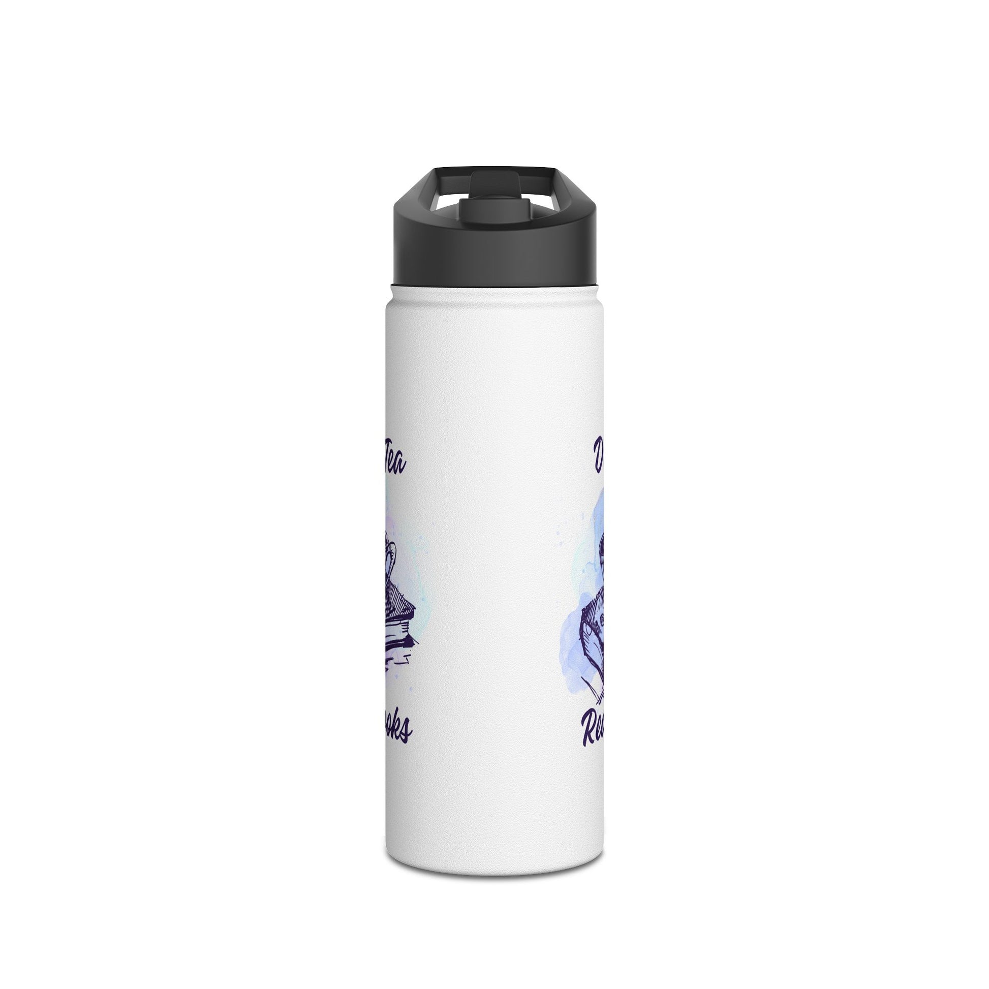 Literary Coffee and Tea Water Bottle - Perfect for Book Lovers, Gift for Readers, Travel Mug, Stainless Steel, Hydration on the Go
