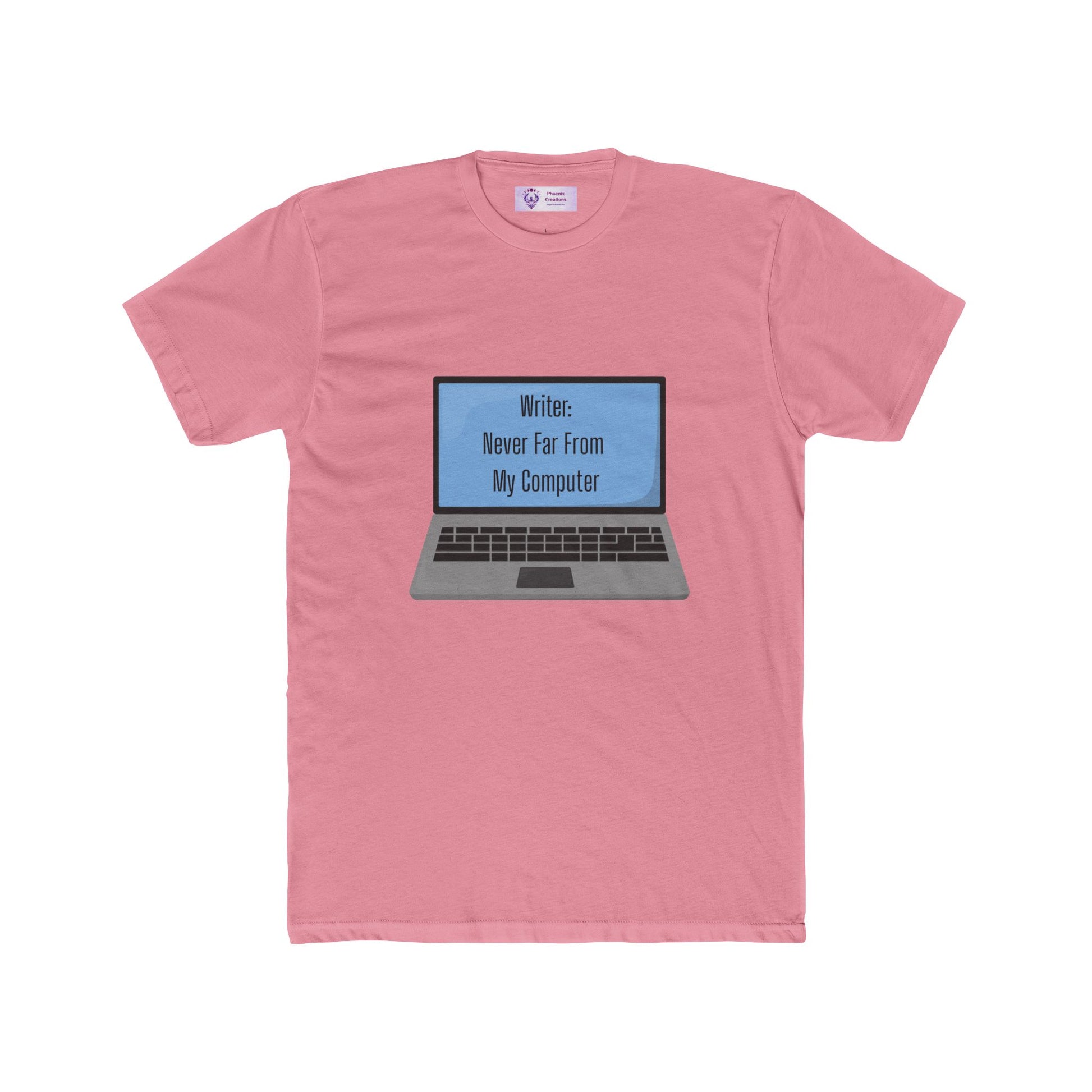 Writer Quote Unisex Cotton Crew Tee, Creative Gift, Literary Humor Shirt, Personalized Writer's Apparel, Comfortable Everyday Tee