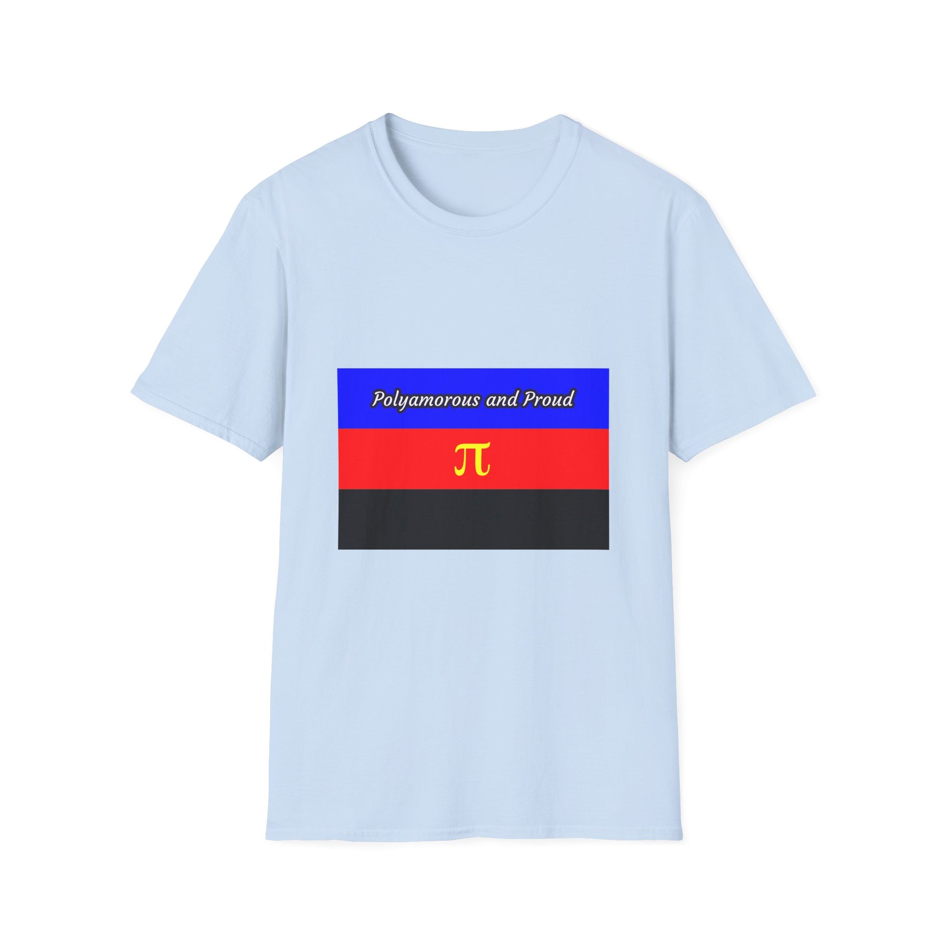 Polyamorous Pride T-Shirt, Unisex Tee for LGBTQ+, Casual Wear, Friendship Gift, Pride Month Apparel, Festival Shirt