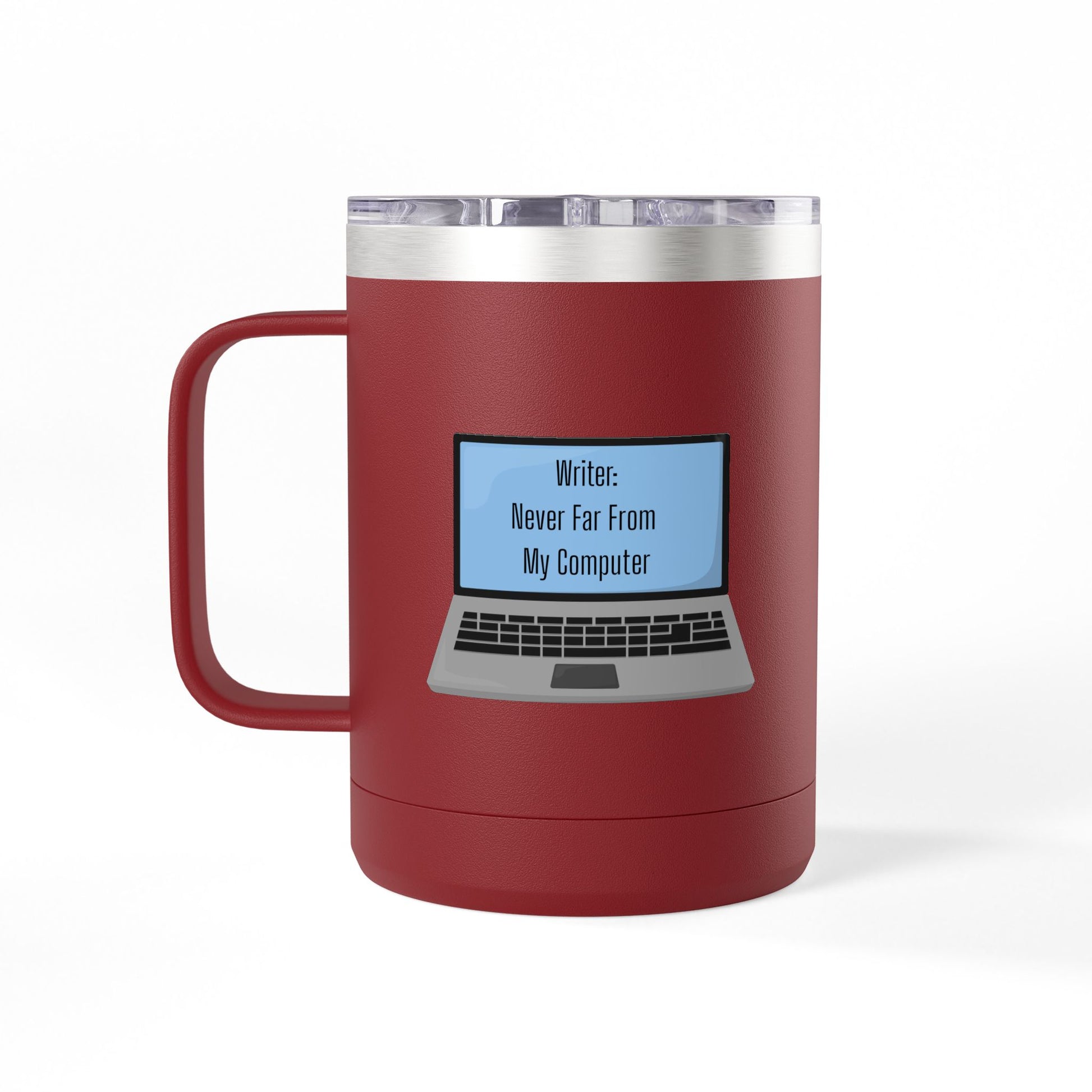Writer's Coffee Mug Tumbler, 15oz - Perfect Gift for Writers, Creative Professionals, Work From Home, and Gifts for Authors