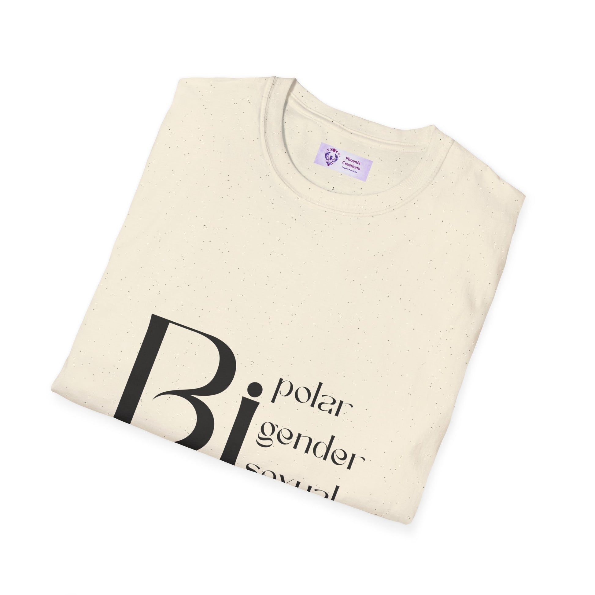Bi Pride Unisex T-Shirt | Gender Neutral Apparel, LGBTQ+ Support, Everyday Wear, Pride Month, Gift Idea