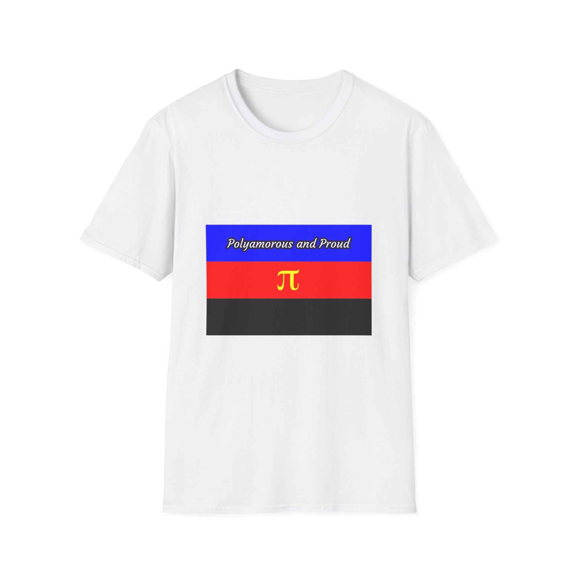 Polyamorous Pride T-Shirt, Unisex Tee for LGBTQ+, Casual Wear, Friendship Gift, Pride Month Apparel, Festival Shirt