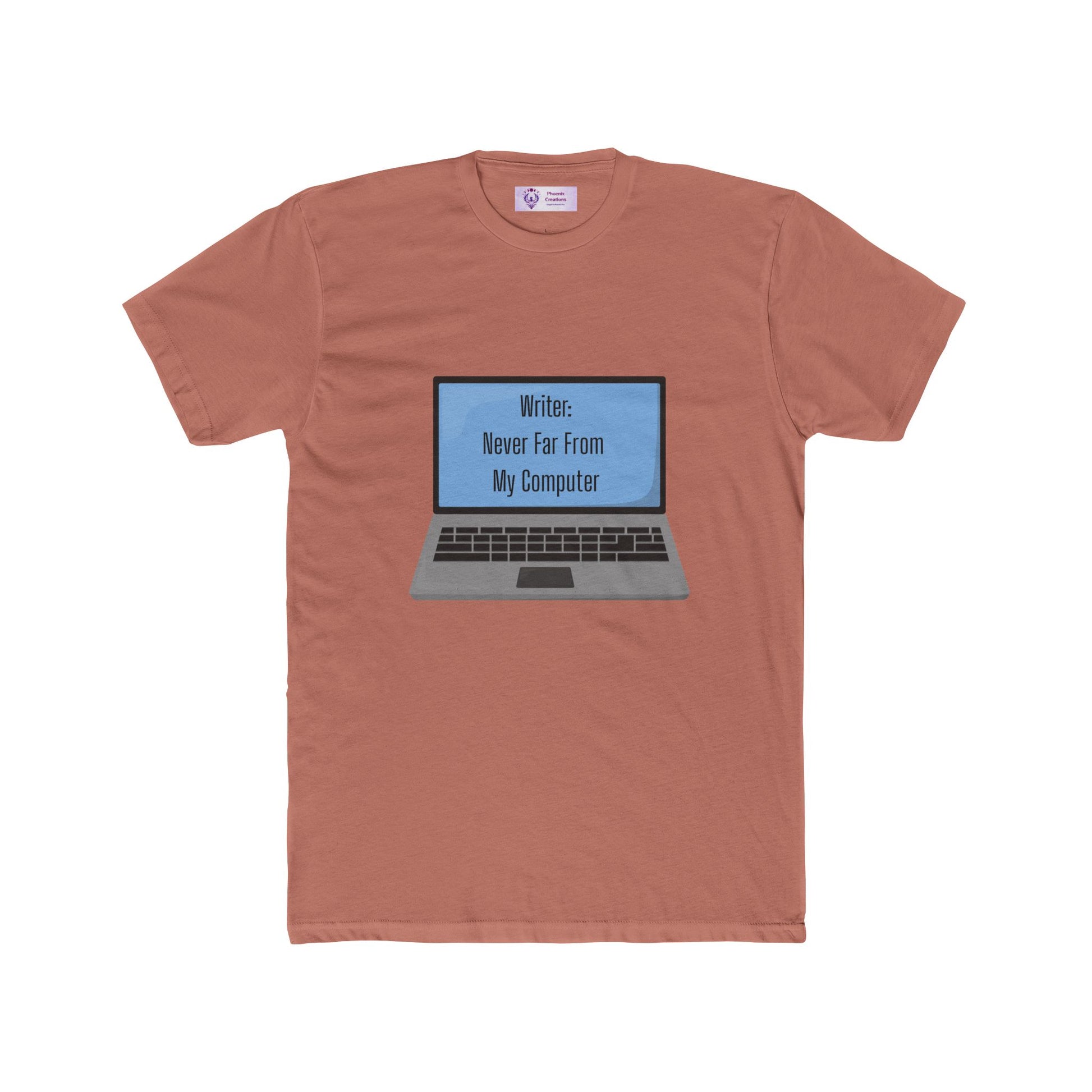 Writer Quote Unisex Cotton Crew Tee, Creative Gift, Literary Humor Shirt, Personalized Writer's Apparel, Comfortable Everyday Tee
