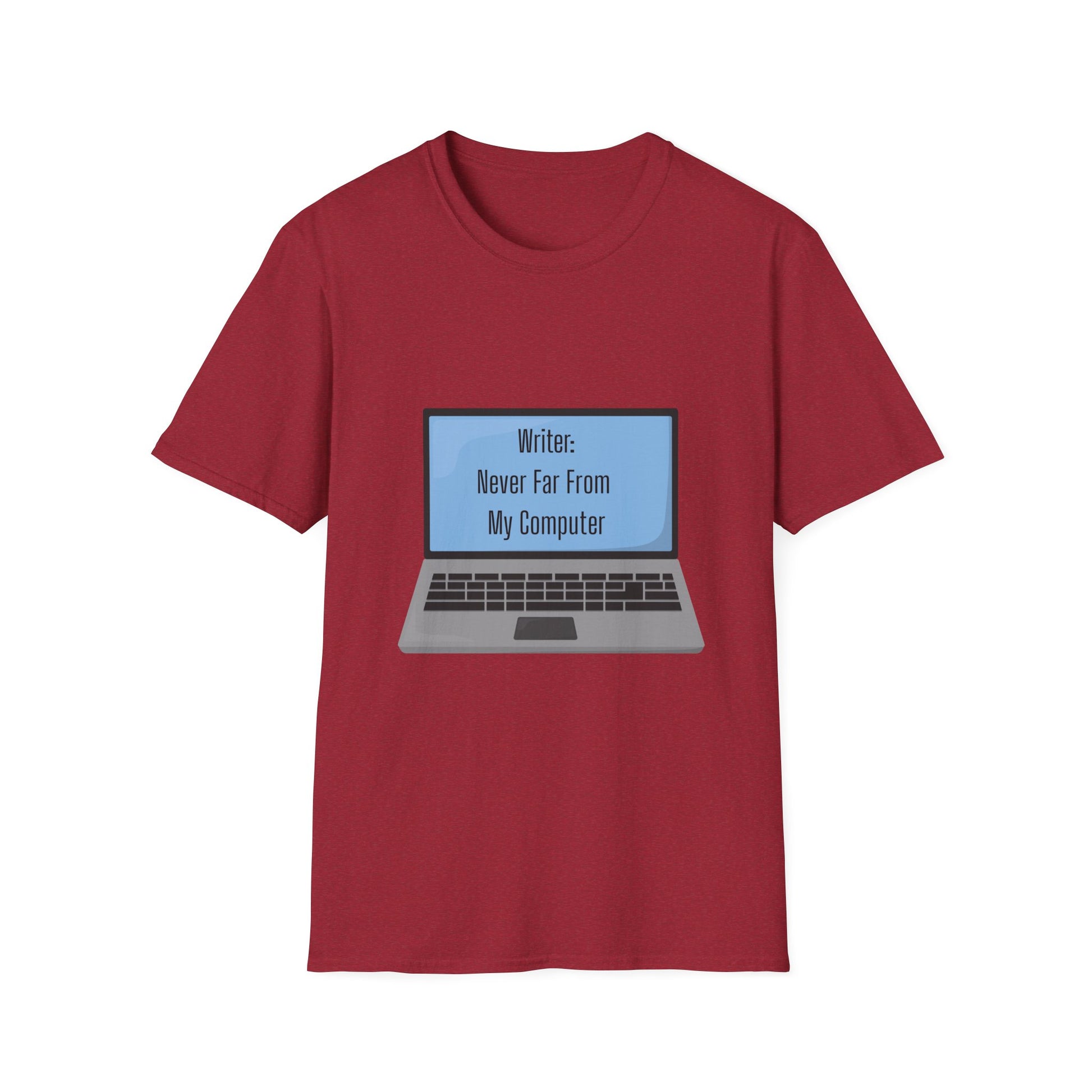 Writer's Unisex Softstyle T-Shirt - Perfect Gift for Authors, Comfortable Reading Tee, Quote Tee, Creative Writing Shirt