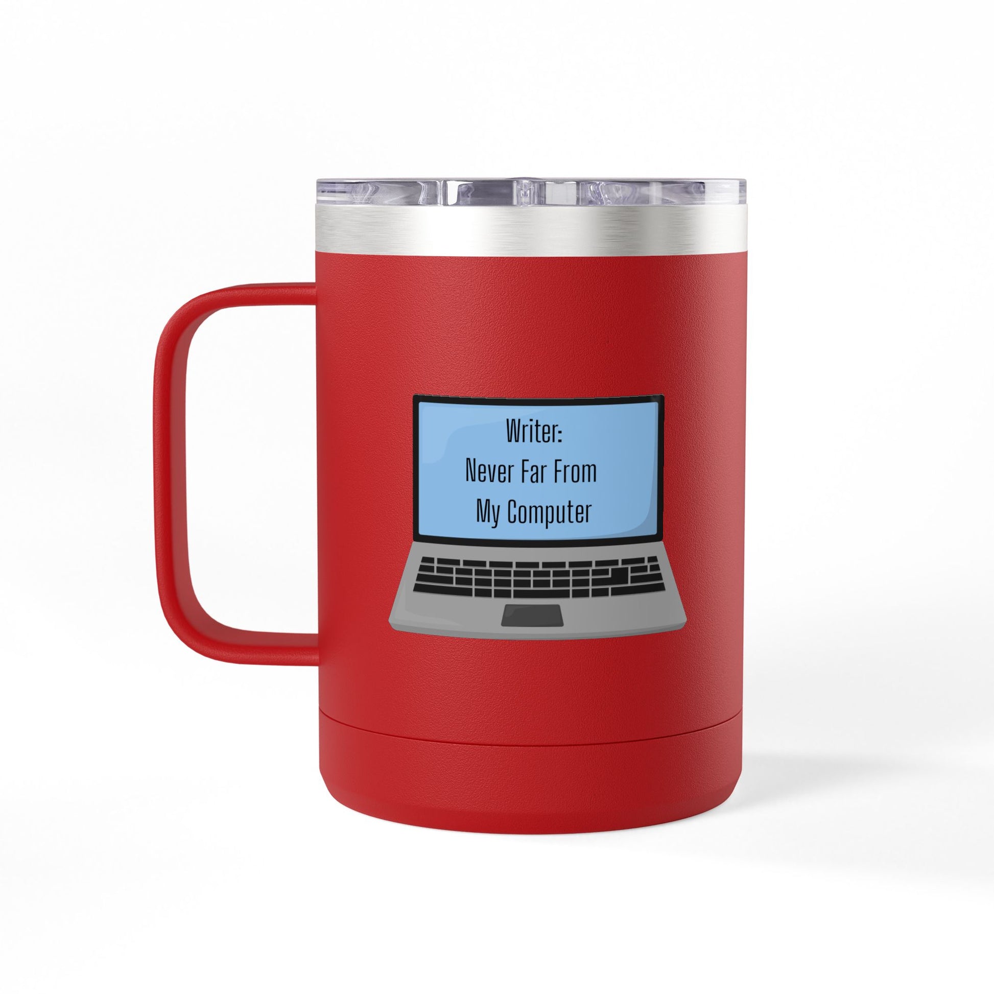 Writer's Coffee Mug Tumbler, 15oz - Perfect Gift for Writers, Creative Professionals, Work From Home, and Gifts for Authors