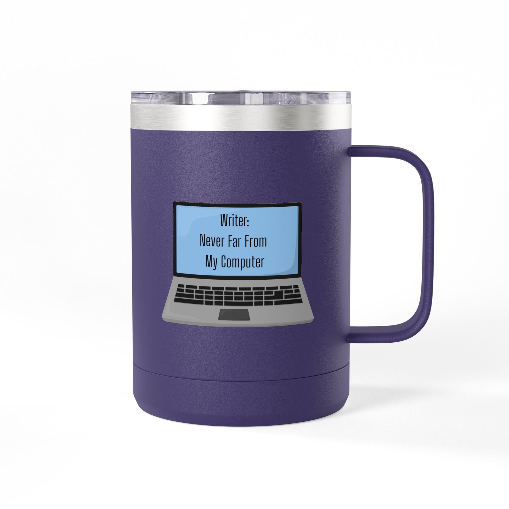 Writer's Coffee Mug Tumbler, 15oz - Perfect Gift for Writers, Creative Professionals, Work From Home, and Gifts for Authors