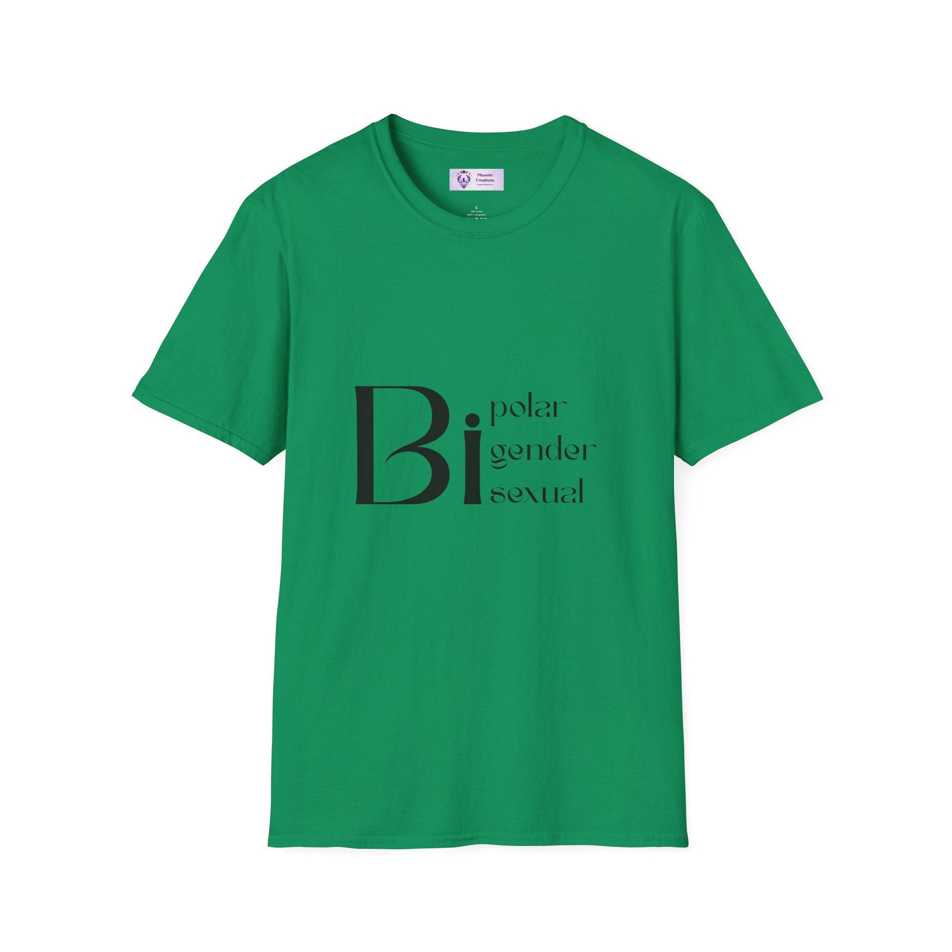 Bi Pride Unisex T-Shirt | Gender Neutral Apparel, LGBTQ+ Support, Everyday Wear, Pride Month, Gift Idea