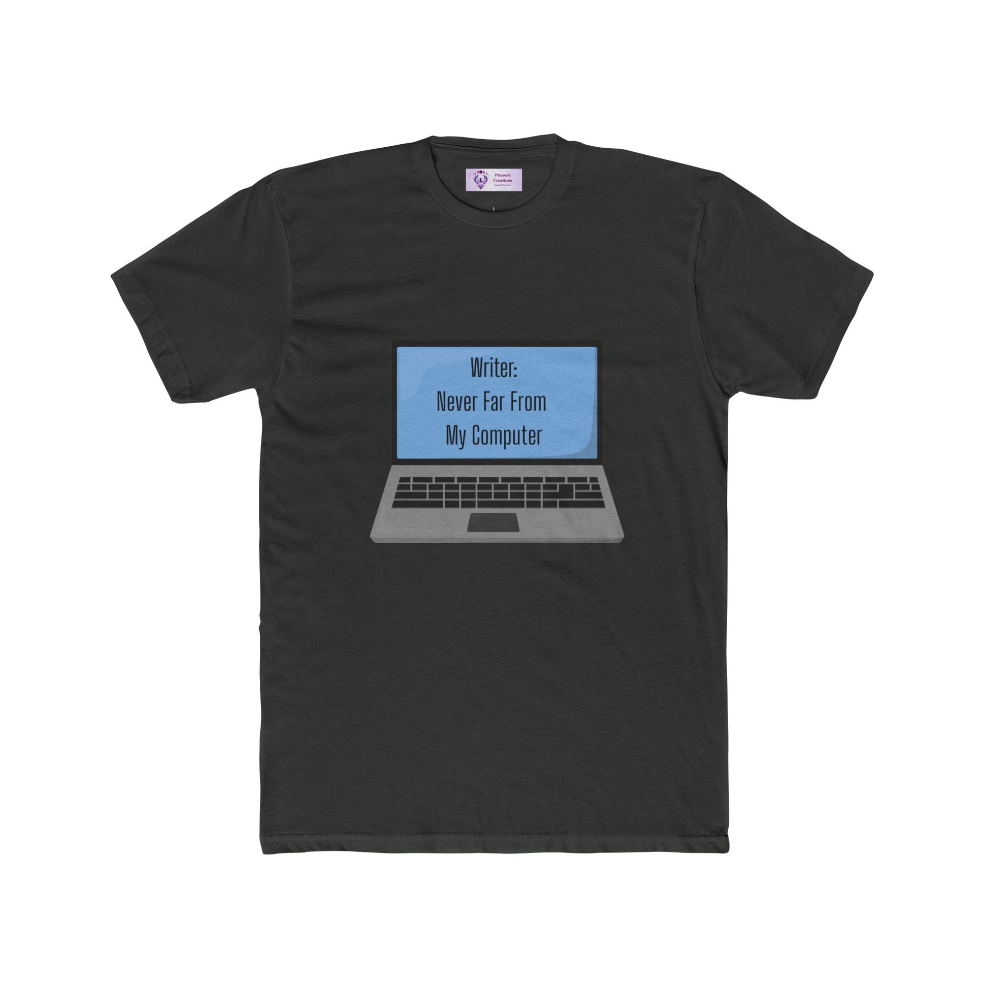 Writer Quote Unisex Cotton Crew Tee, Creative Gift, Literary Humor Shirt, Personalized Writer's Apparel, Comfortable Everyday Tee