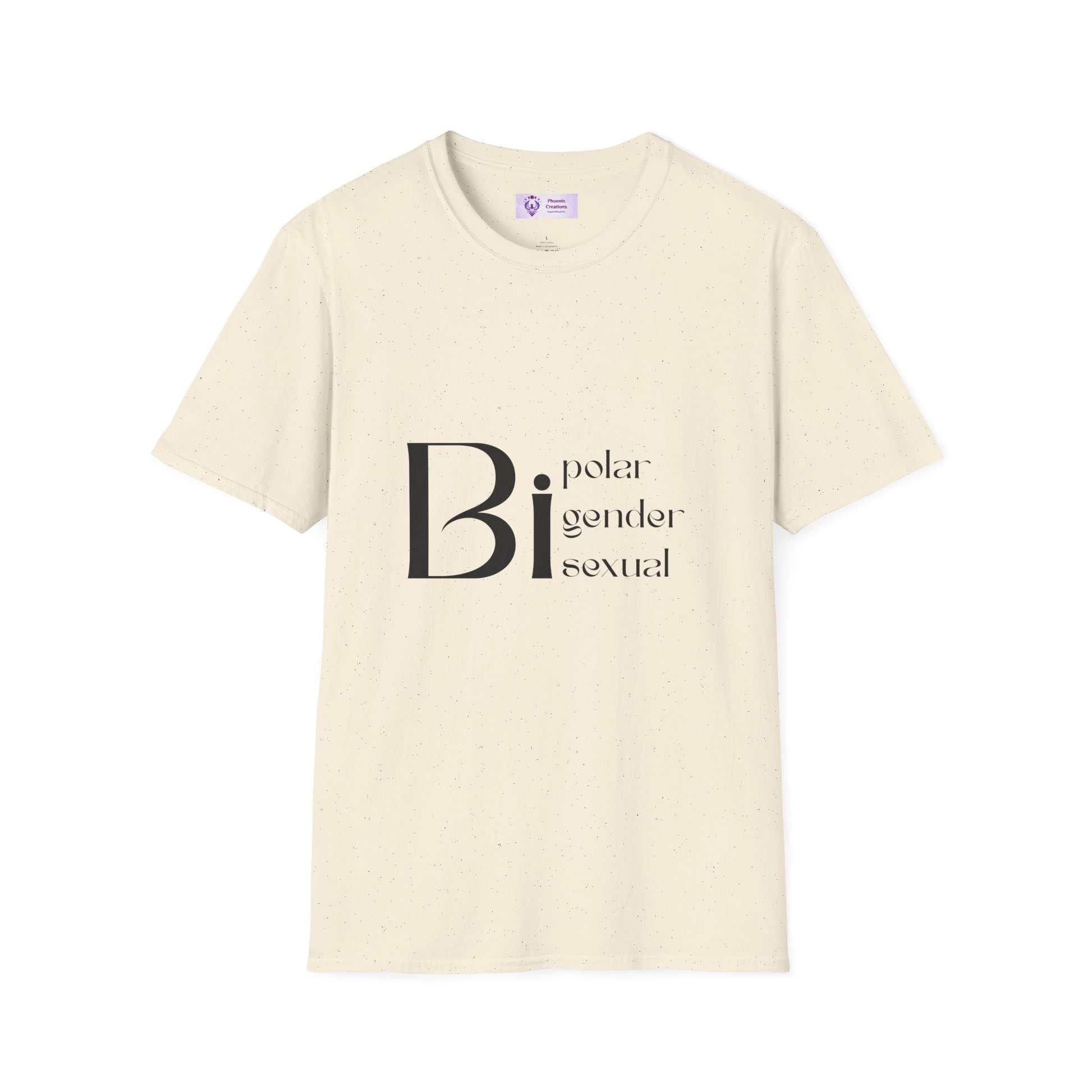 Bi Pride Unisex T-Shirt | Gender Neutral Apparel, LGBTQ+ Support, Everyday Wear, Pride Month, Gift Idea