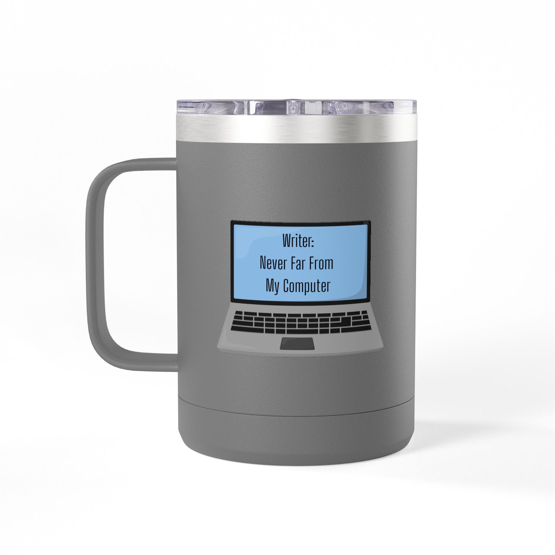 Writer's Coffee Mug Tumbler, 15oz - Perfect Gift for Writers, Creative Professionals, Work From Home, and Gifts for Authors