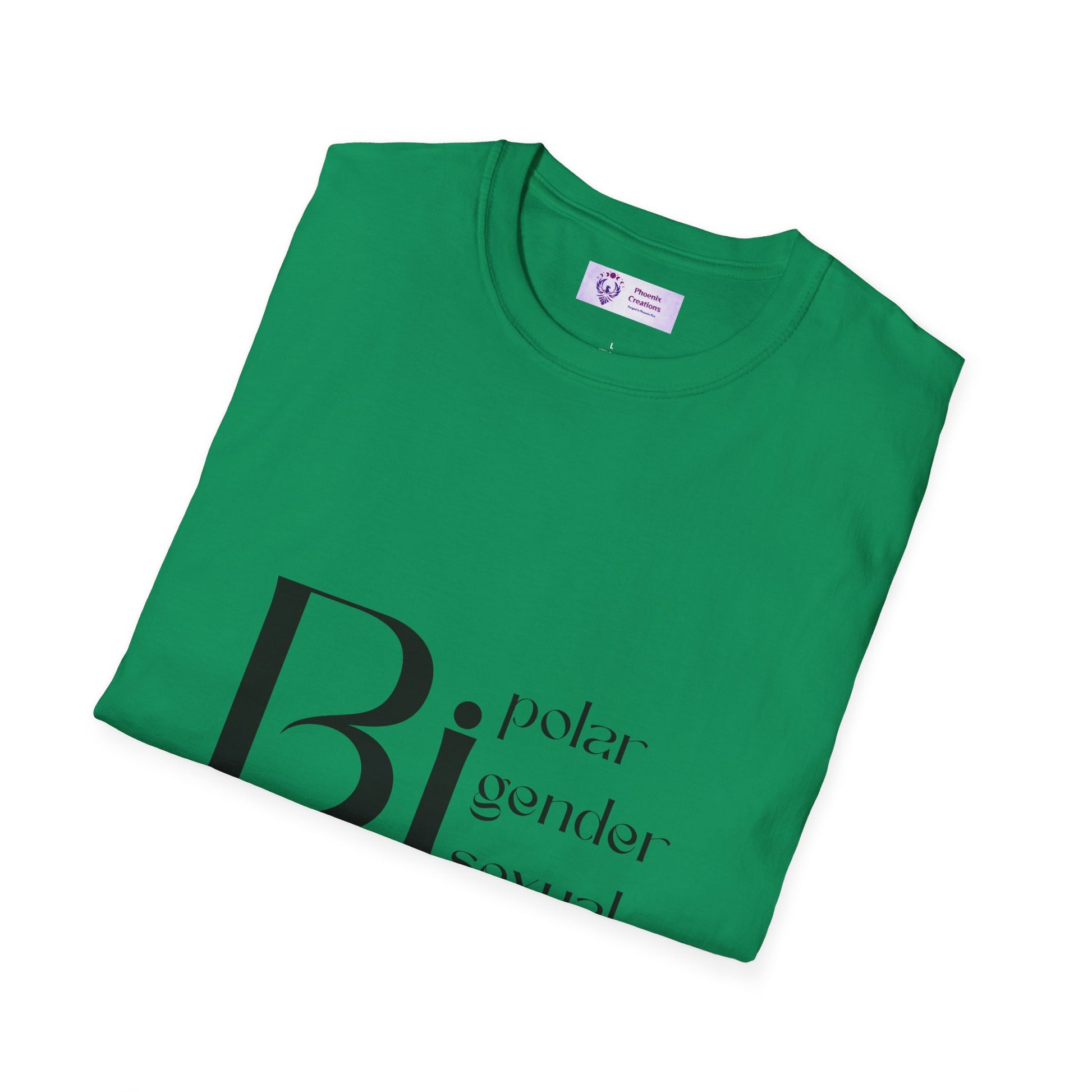 Bi Pride Unisex T-Shirt | Gender Neutral Apparel, LGBTQ+ Support, Everyday Wear, Pride Month, Gift Idea