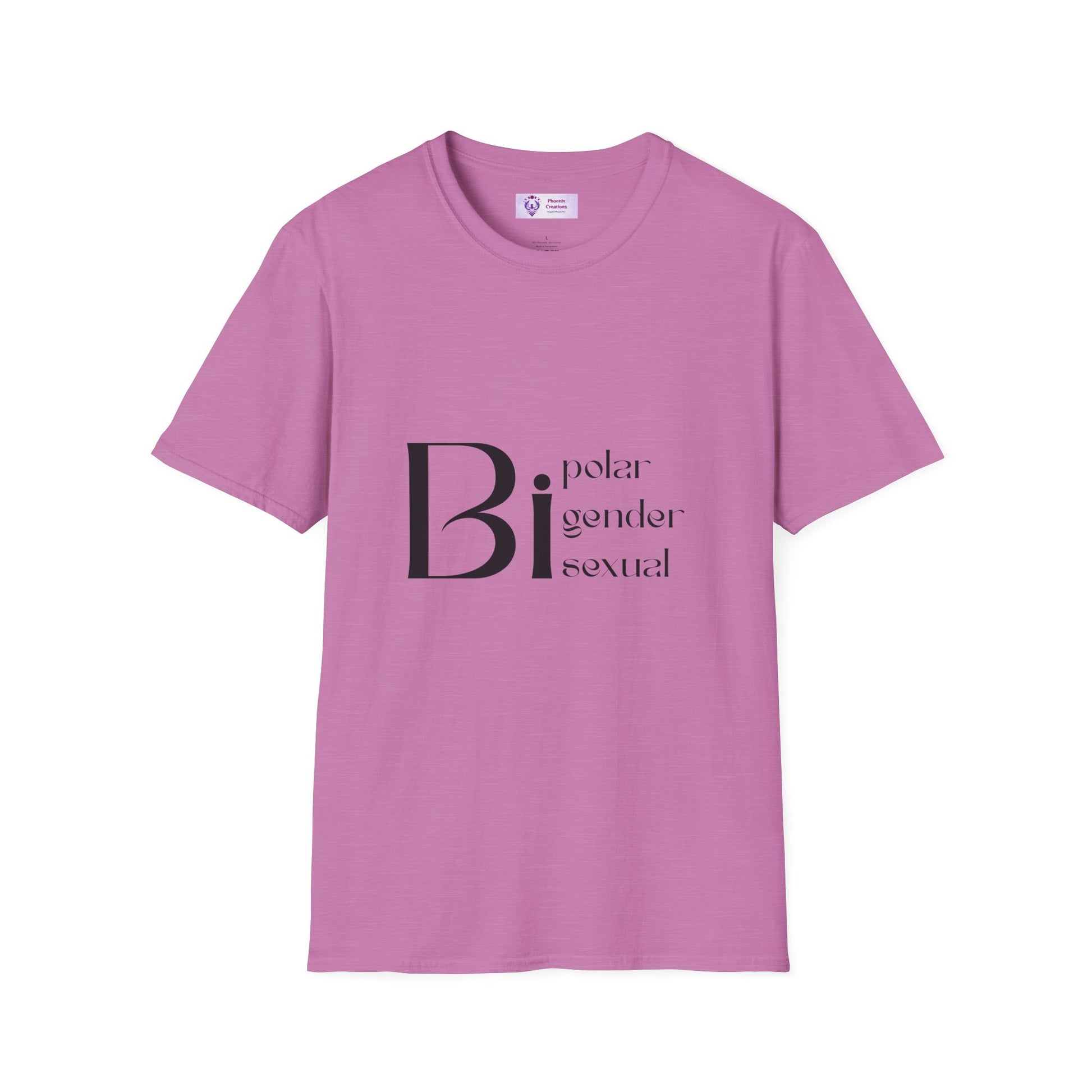 Bi Pride Unisex T-Shirt | Gender Neutral Apparel, LGBTQ+ Support, Everyday Wear, Pride Month, Gift Idea