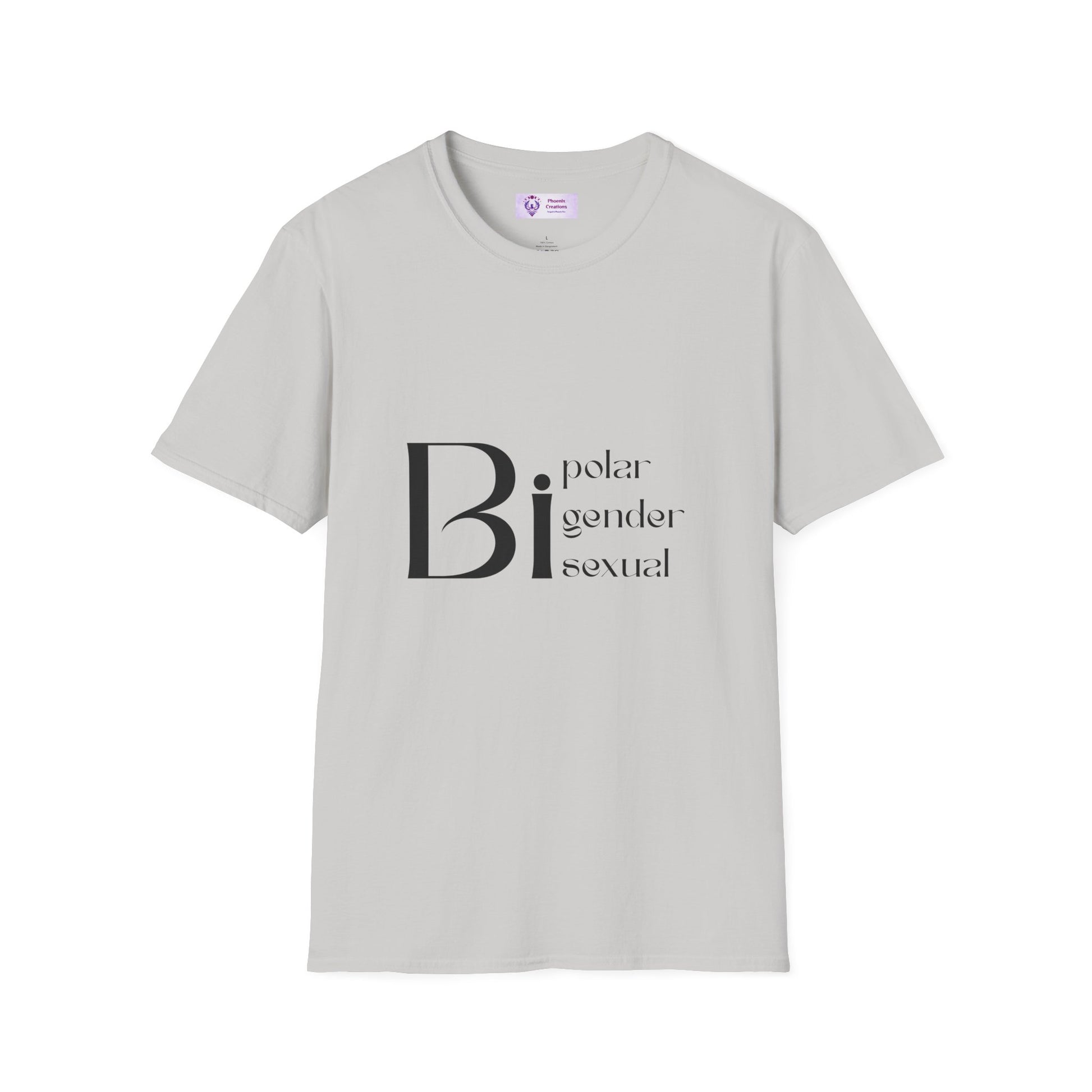 Bi Pride Unisex T-Shirt | Gender Neutral Apparel, LGBTQ+ Support, Everyday Wear, Pride Month, Gift Idea