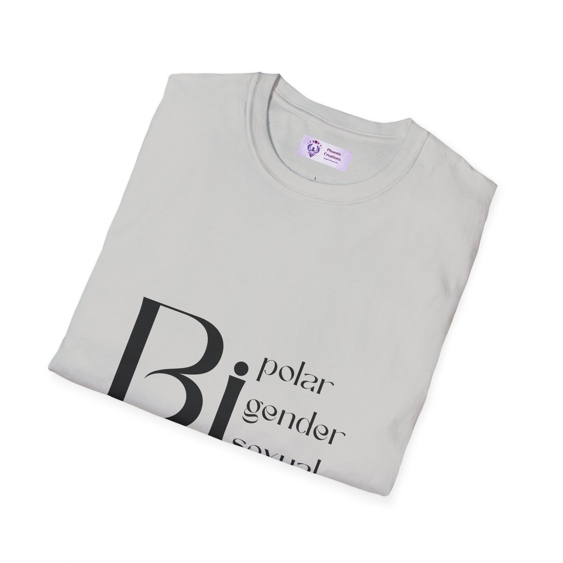 Bi Pride Unisex T-Shirt | Gender Neutral Apparel, LGBTQ+ Support, Everyday Wear, Pride Month, Gift Idea