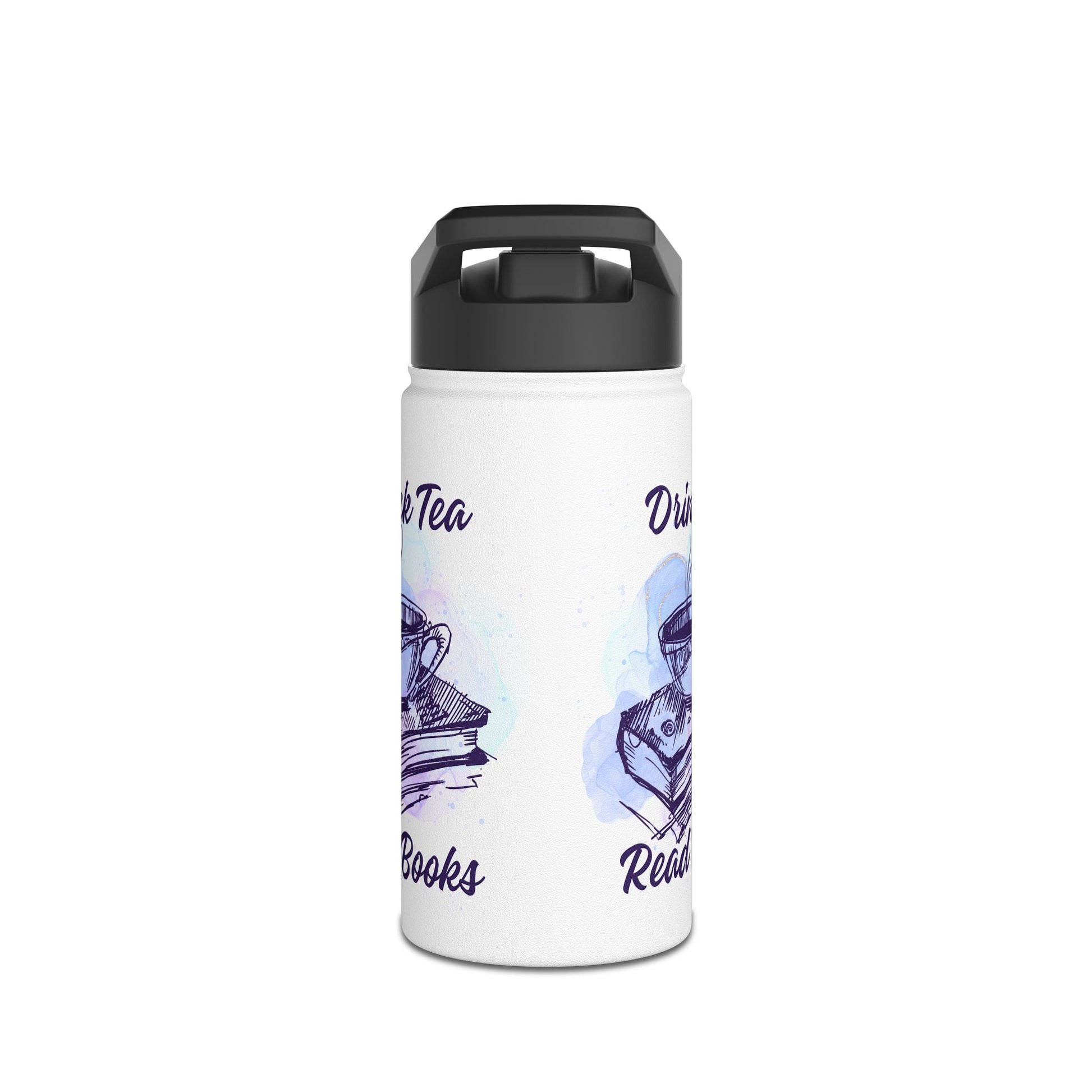 Literary Coffee and Tea Water Bottle - Perfect for Book Lovers, Gift for Readers, Travel Mug, Stainless Steel, Hydration on the Go
