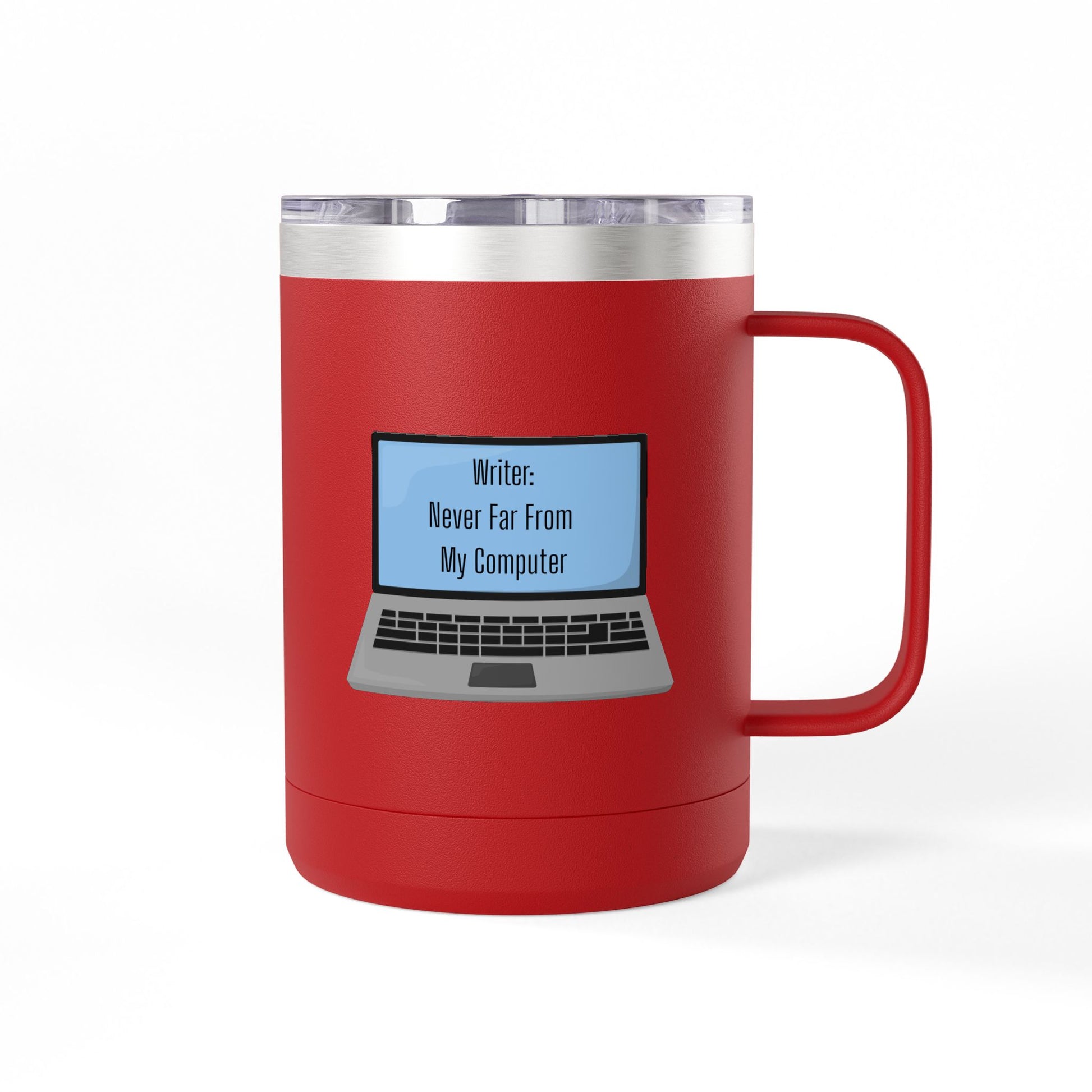 Writer's Coffee Mug Tumbler, 15oz - Perfect Gift for Writers, Creative Professionals, Work From Home, and Gifts for Authors