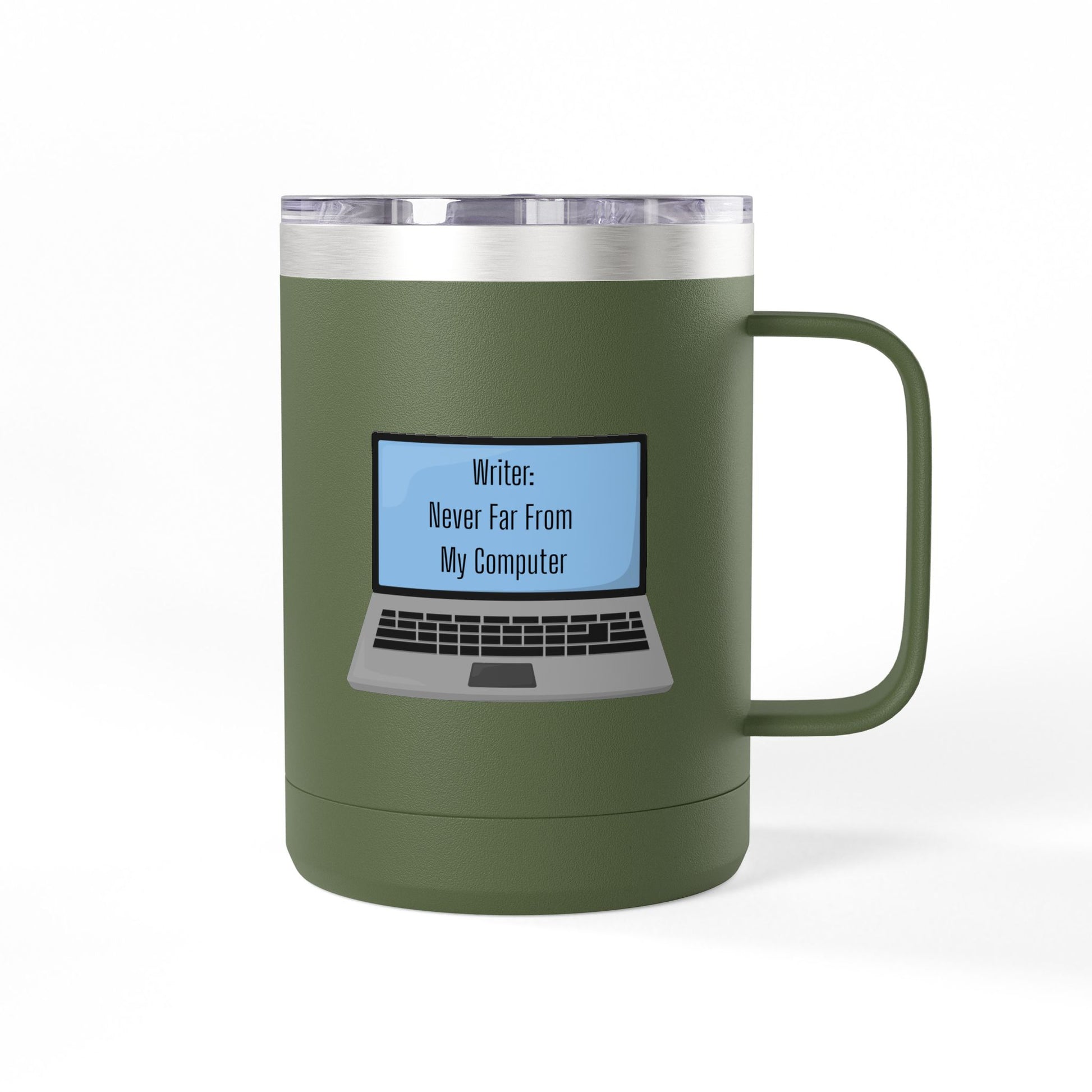 Writer's Coffee Mug Tumbler, 15oz - Perfect Gift for Writers, Creative Professionals, Work From Home, and Gifts for Authors