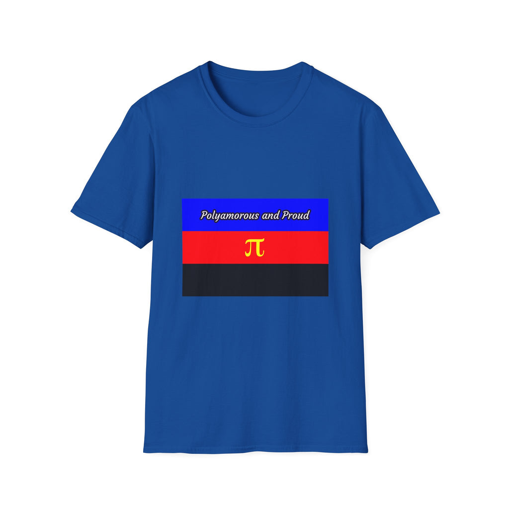 Polyamorous Pride T-Shirt, Unisex Tee for LGBTQ+, Casual Wear, Friendship Gift, Pride Month Apparel, Festival Shirt