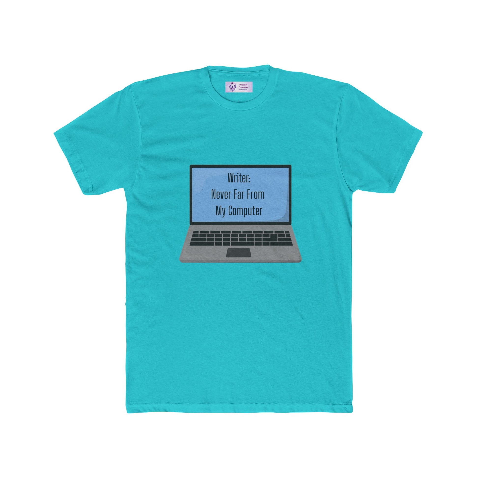 Writer Quote Unisex Cotton Crew Tee, Creative Gift, Literary Humor Shirt, Personalized Writer's Apparel, Comfortable Everyday Tee